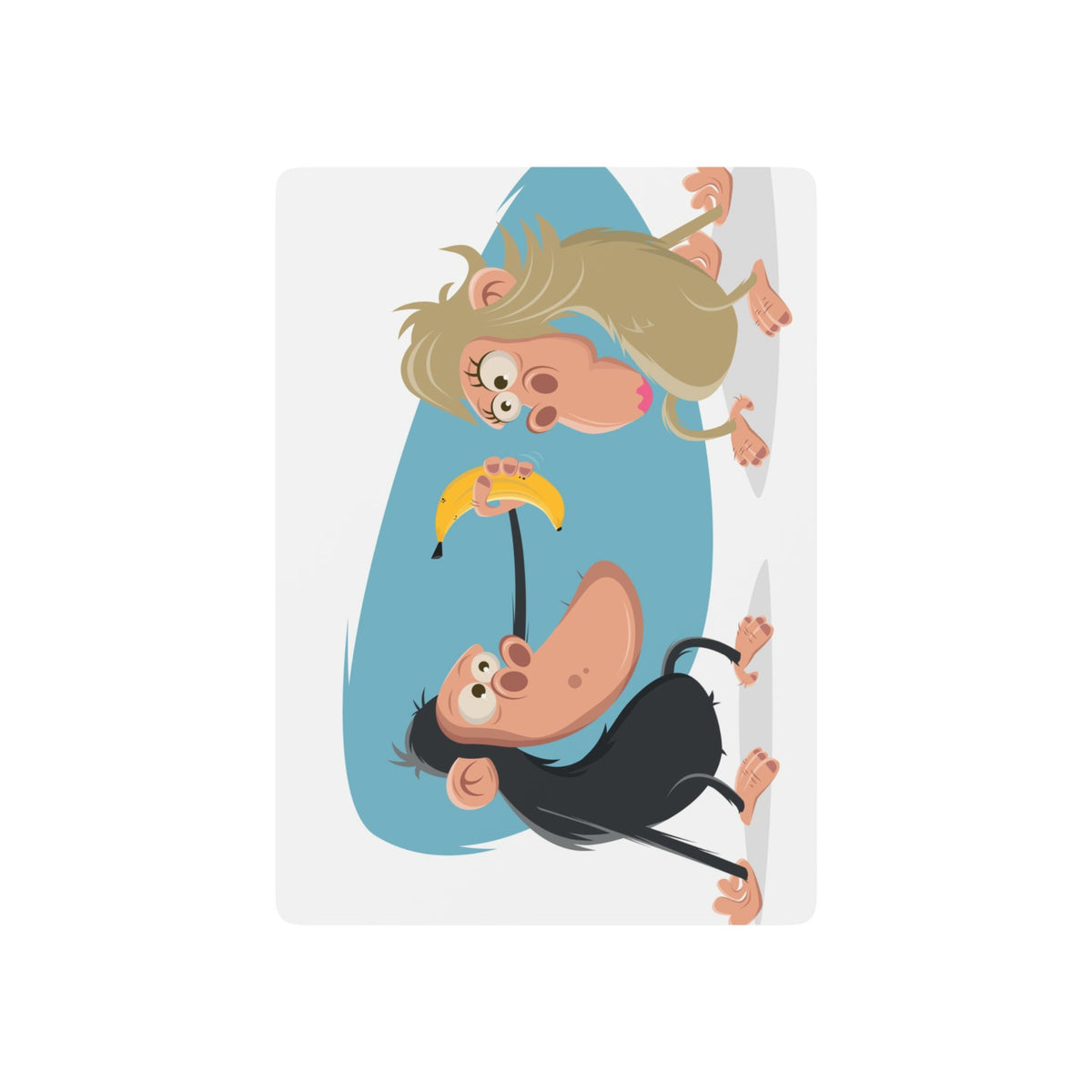 Funny Monkey Playing Cards — Novelty Poker Deck with Cartoon Apes