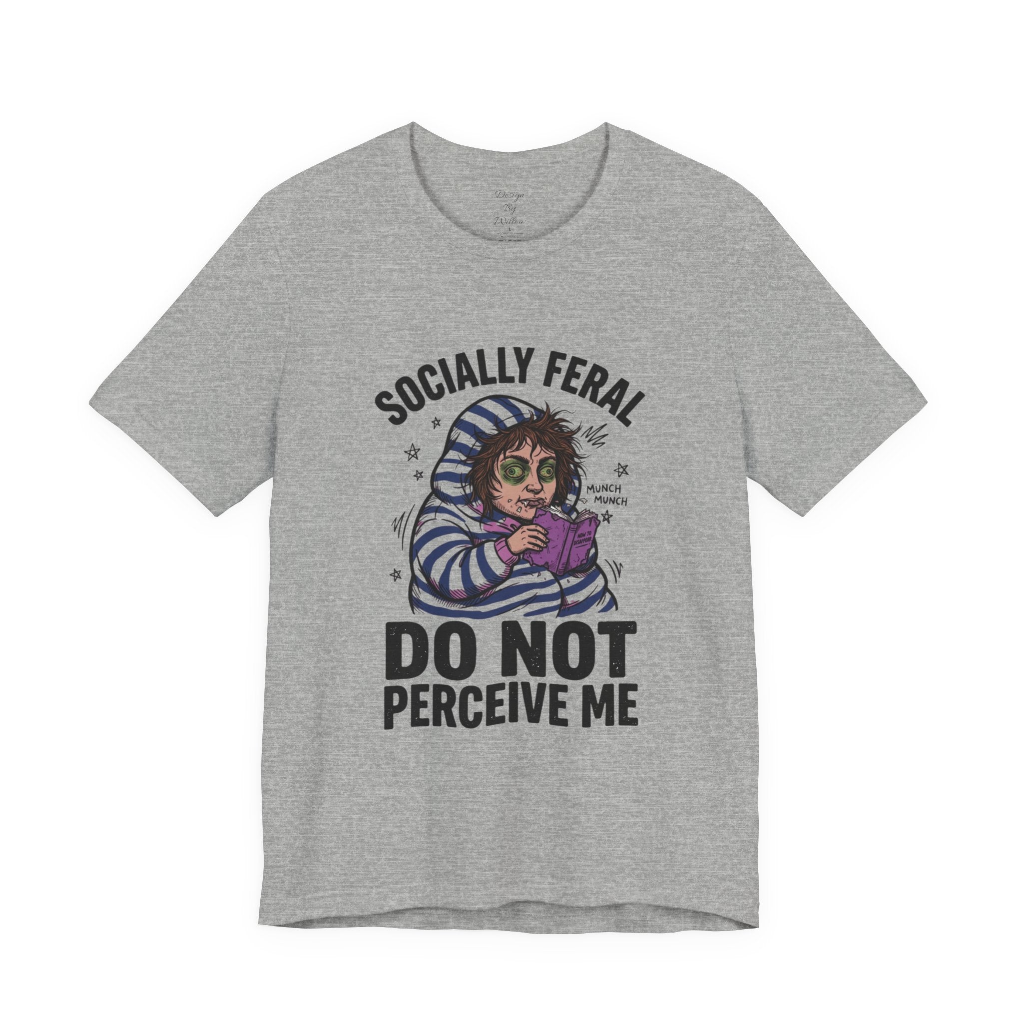 Socially Feral "Do Not Perceive Me" Tee | Feral Era vintage mascot typography