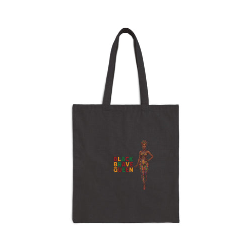 Black Brave Queen Tote | Juneteenth Pan-African Pride, Freedom 1865