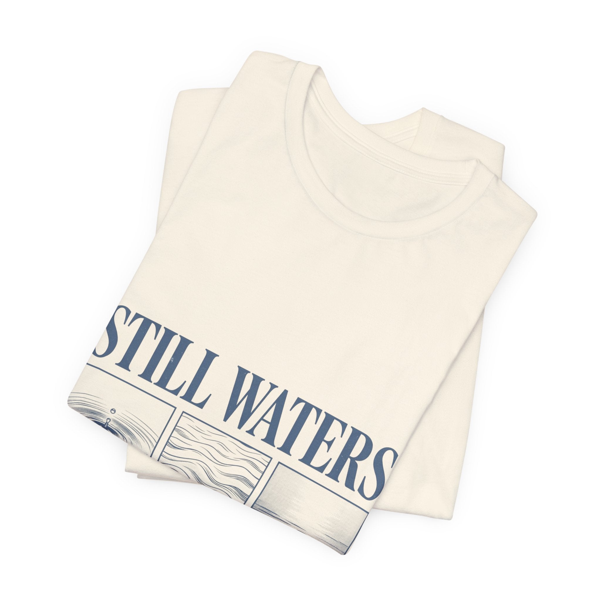 Still Waters Tee | Christian streetwear, vintage wash faith graphic