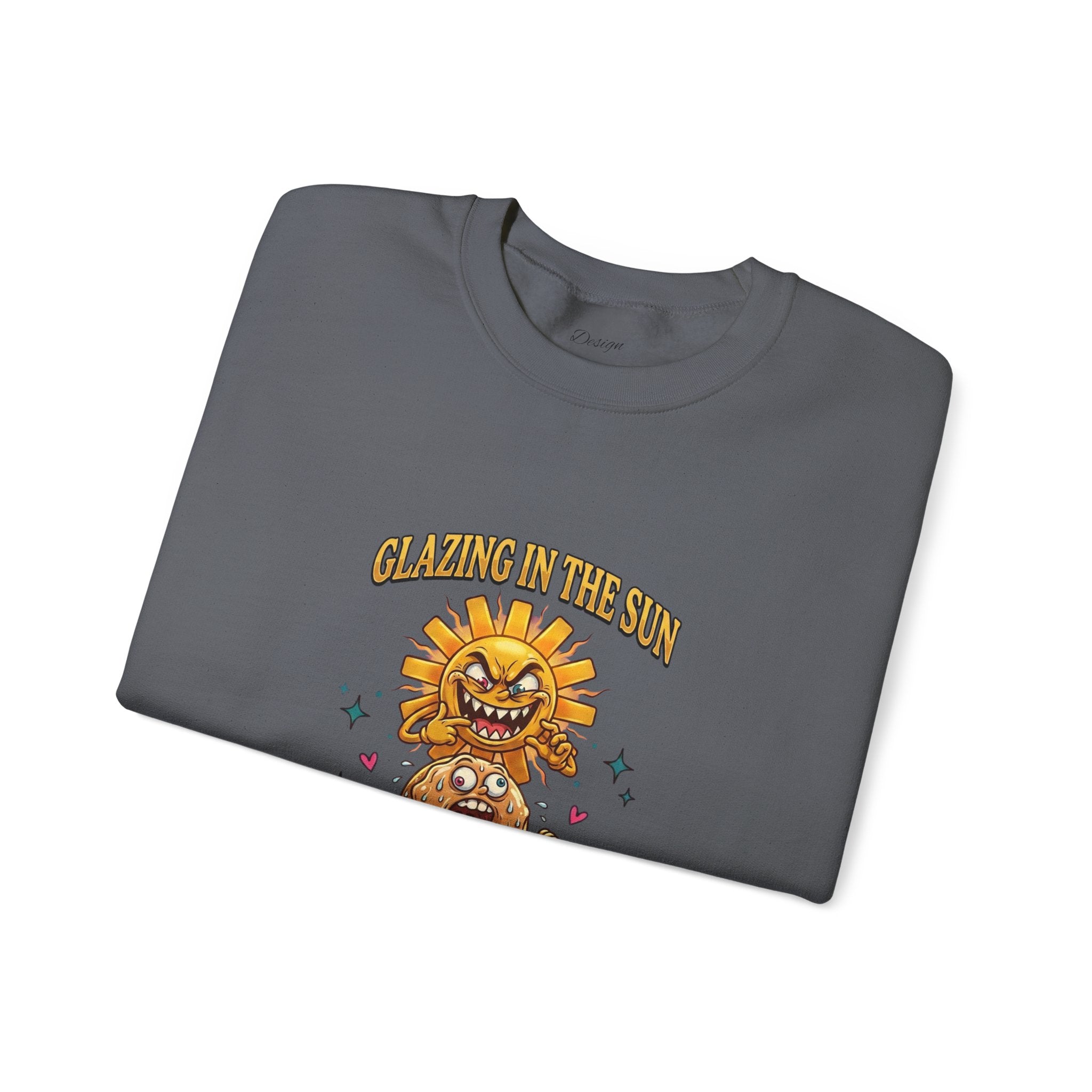 Glazin' in the Sun Sweatshirt | dilly dally, retro cartoon procrastination