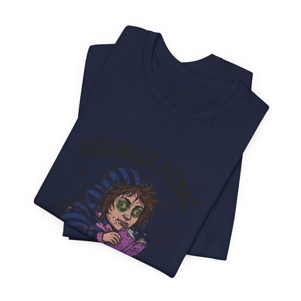Socially Feral "Do Not Perceive Me" Tee | Feral Era vintage mascot typography