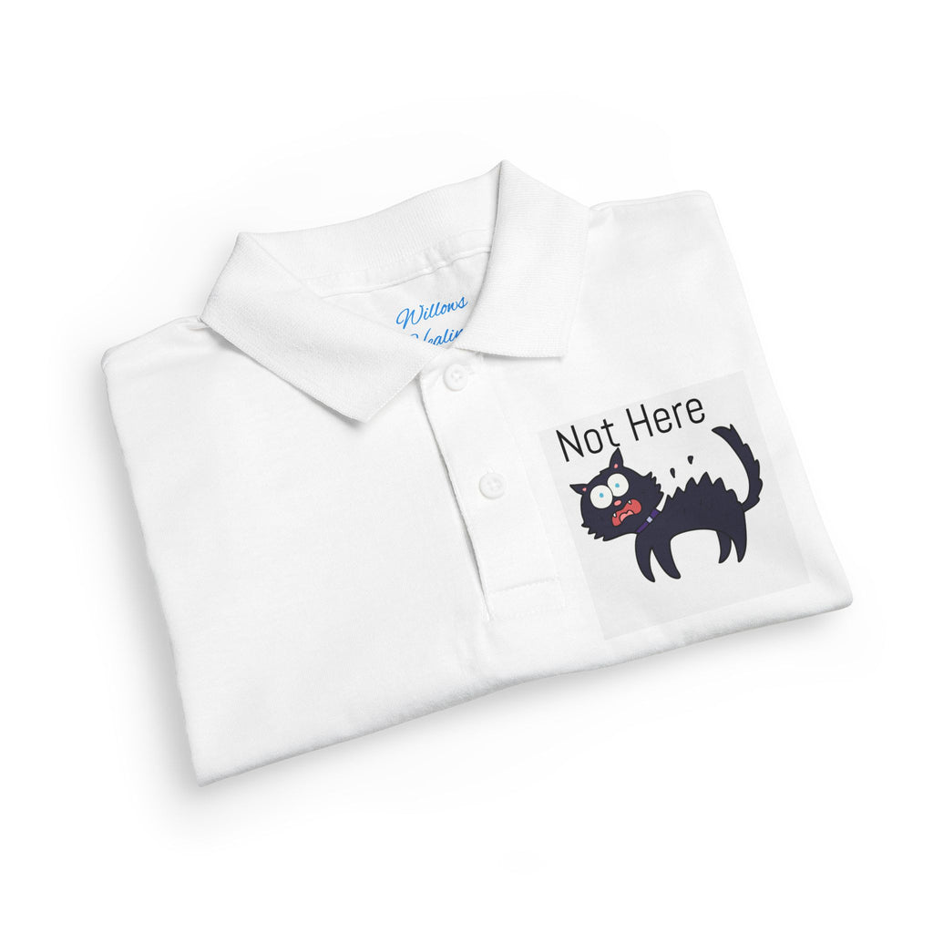 Youth Polo — "Monday.. NOPE" Skunk Graphic School Shirt
