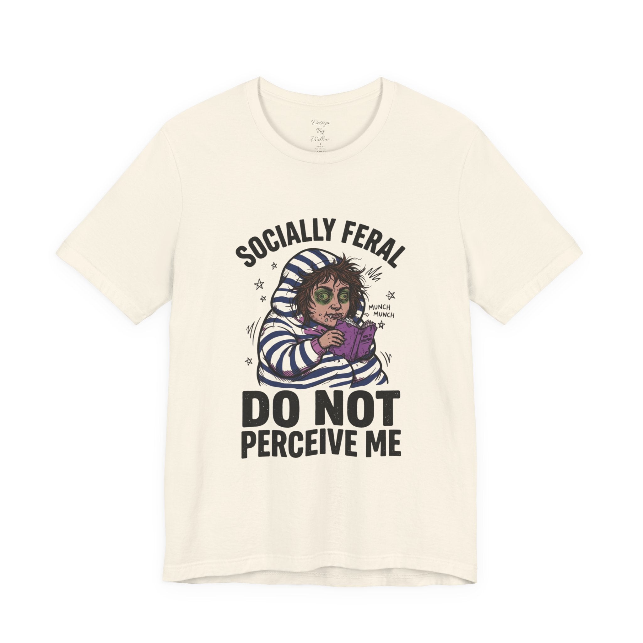 Socially Feral "Do Not Perceive Me" Tee | Feral Era vintage mascot typography