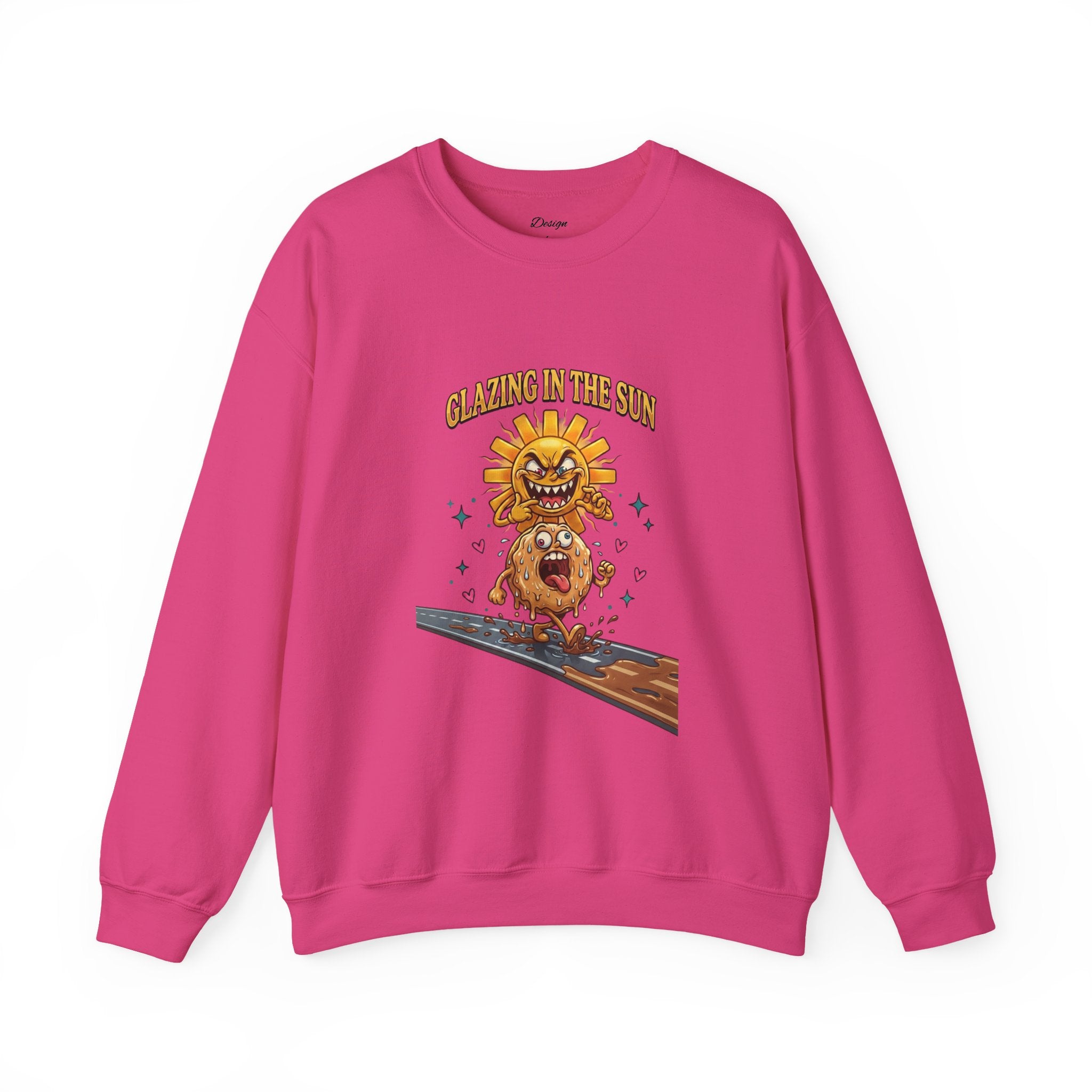 Glazin' in the Sun Sweatshirt | dilly dally, retro cartoon procrastination