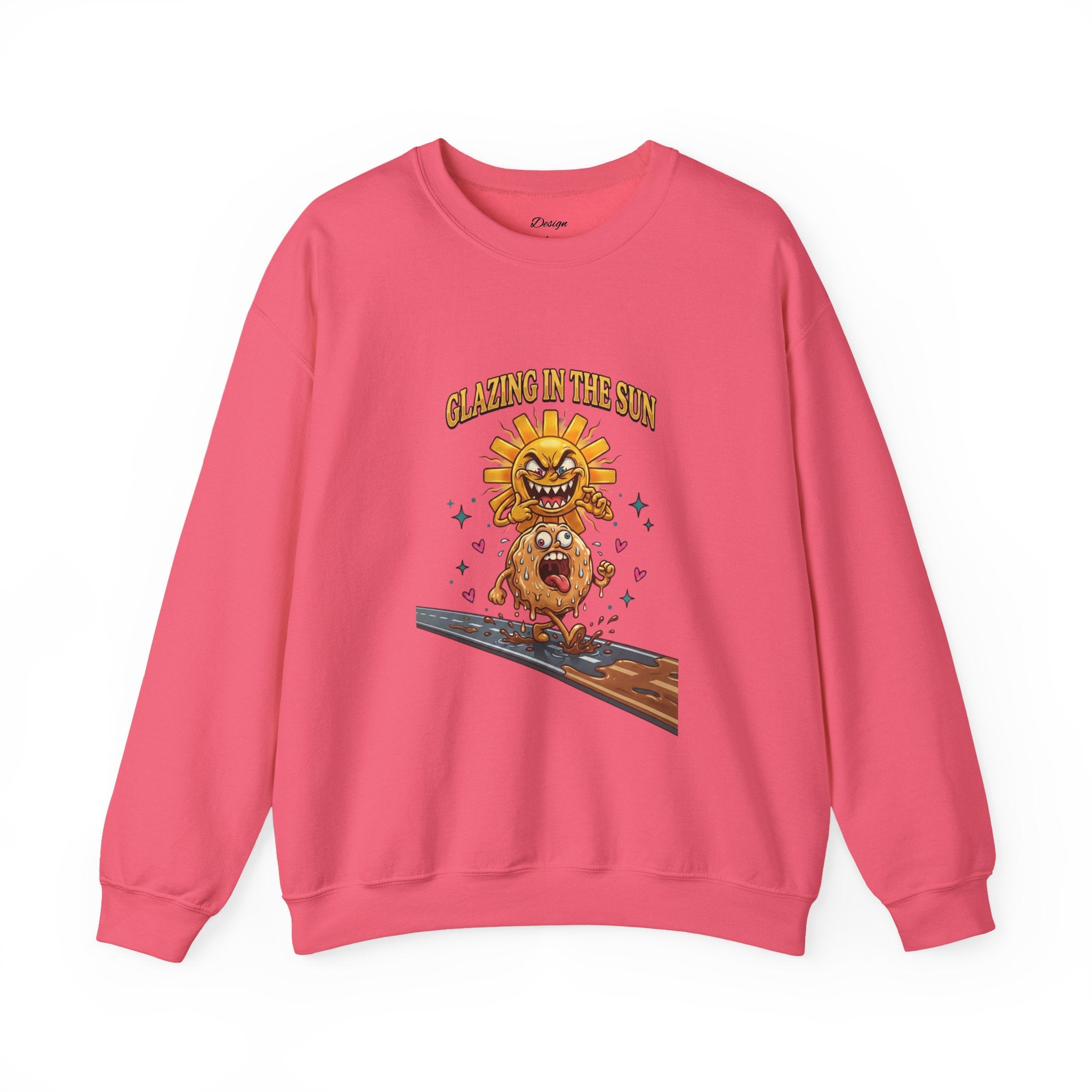 Glazin' in the Sun Sweatshirt | dilly dally, retro cartoon procrastination