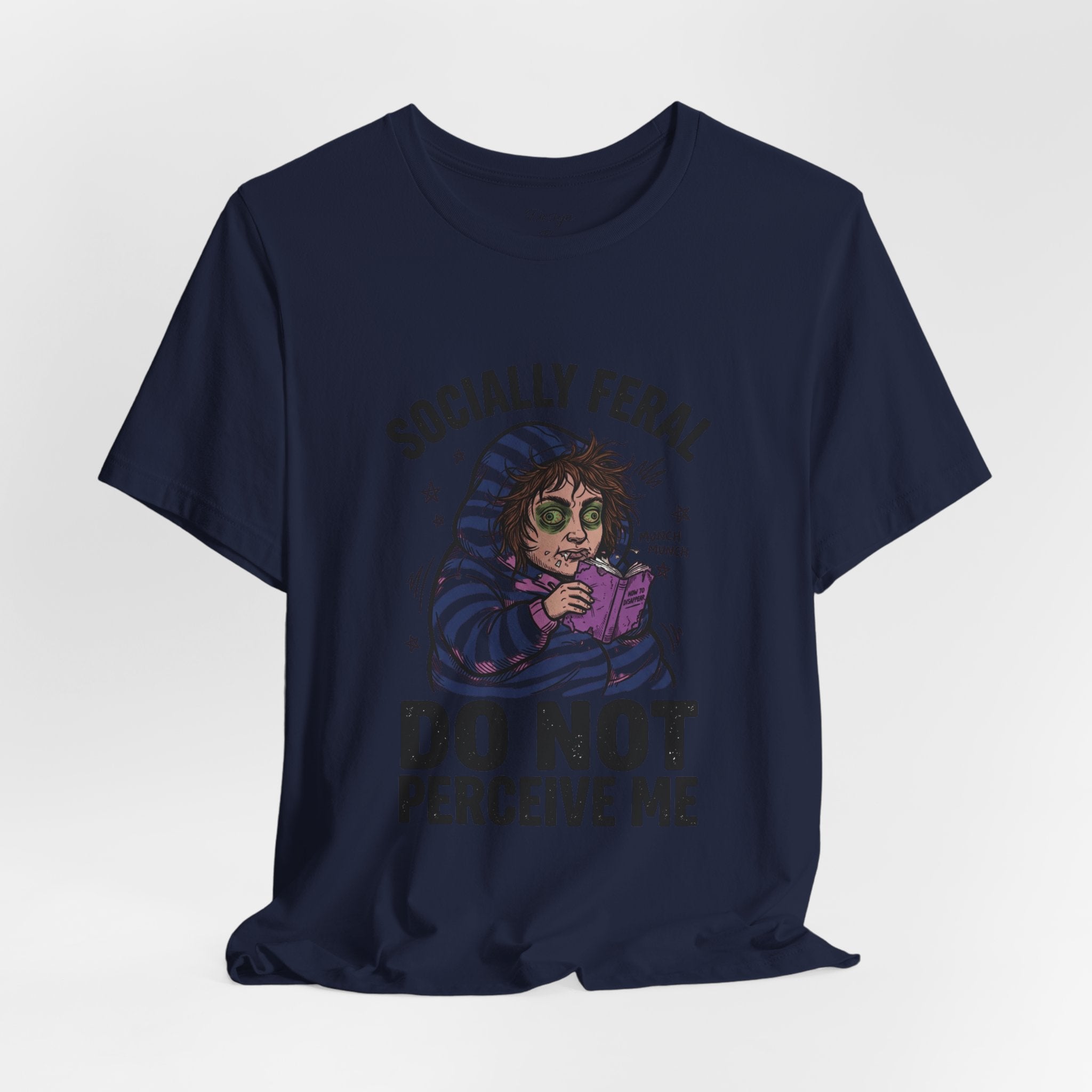 Socially Feral "Do Not Perceive Me" Tee | Feral Era vintage mascot typography
