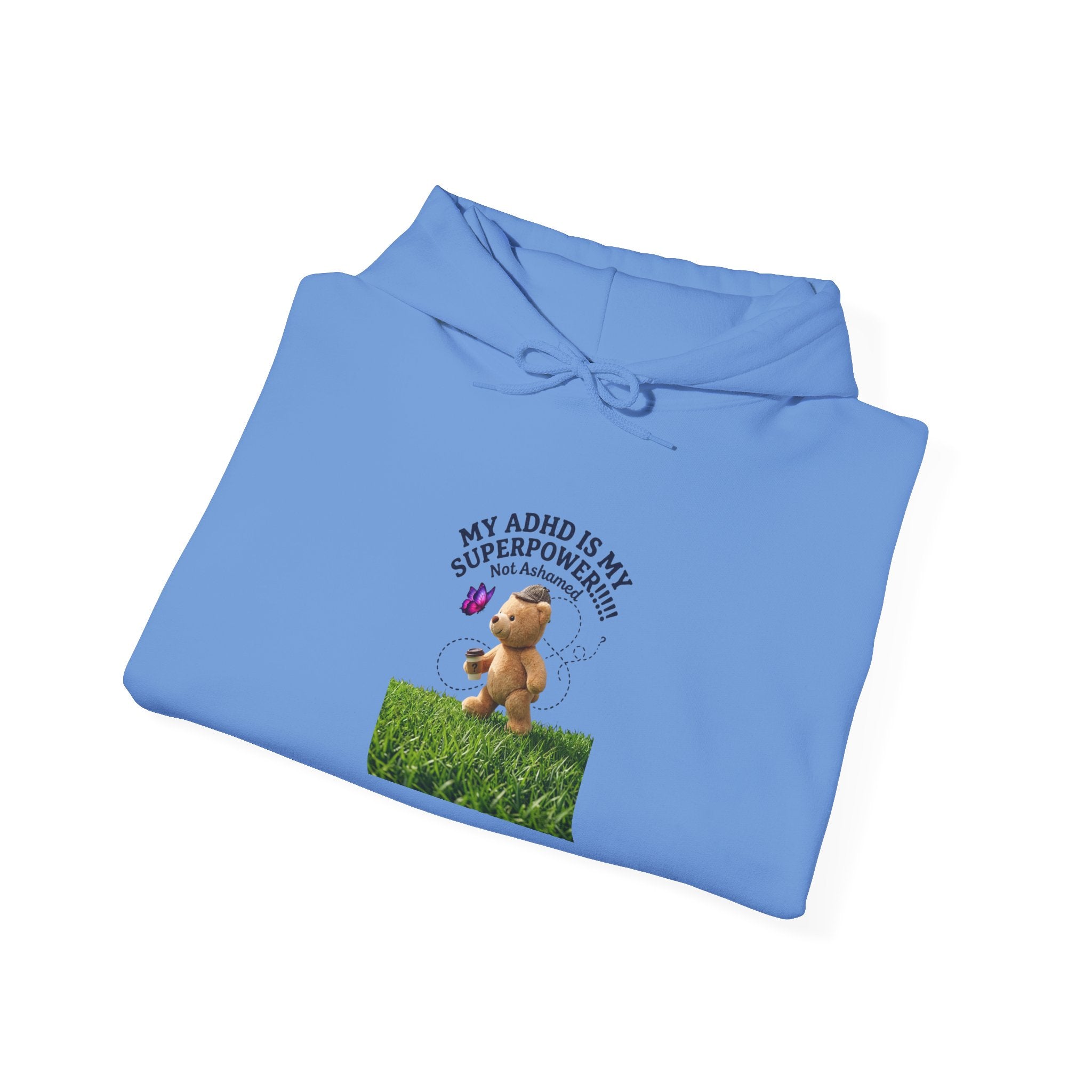 Dilly Dally Puppy Procrastination Hoodie | Retro cartoon, handwritten slogan