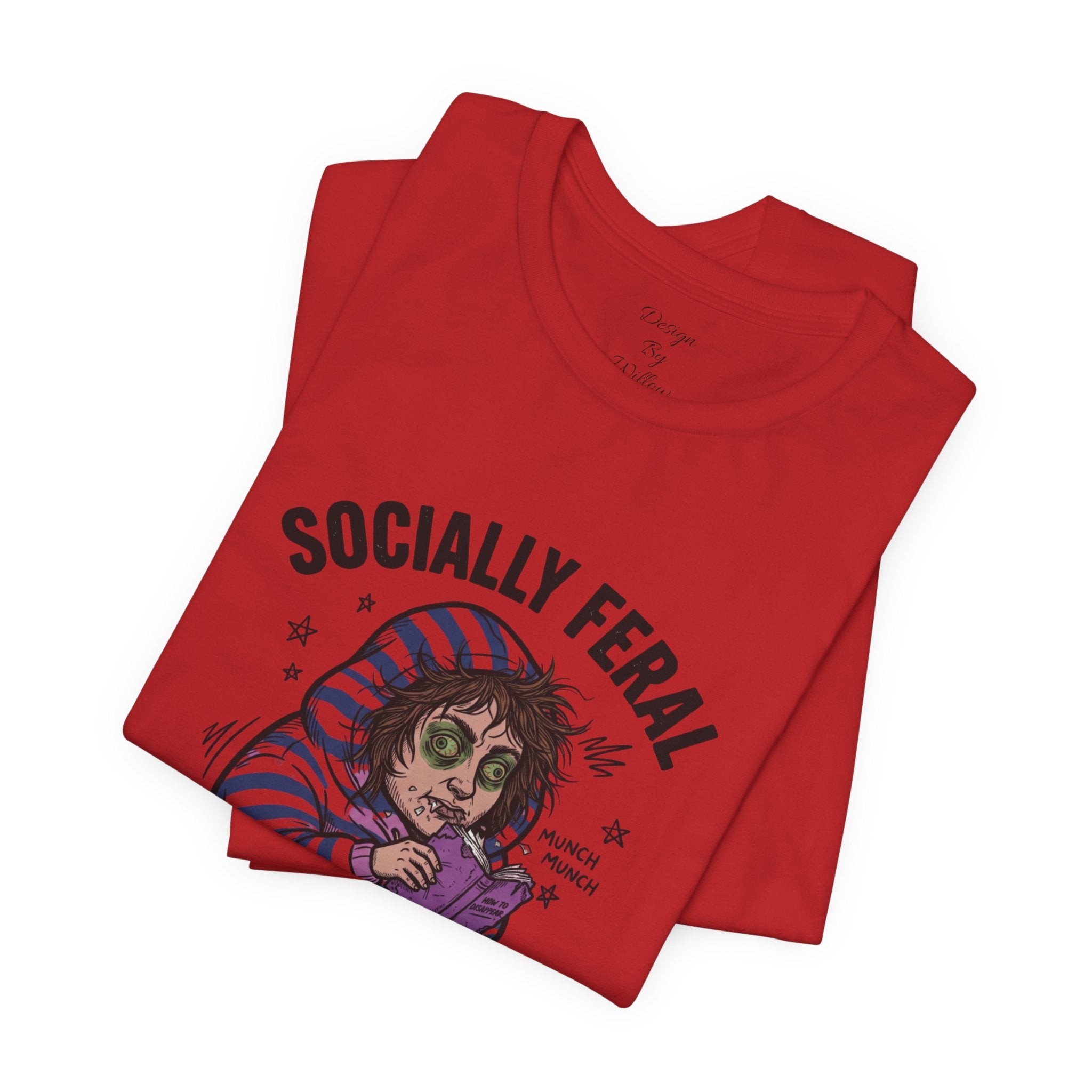 Socially Feral "Do Not Perceive Me" Tee | Feral Era vintage mascot typography