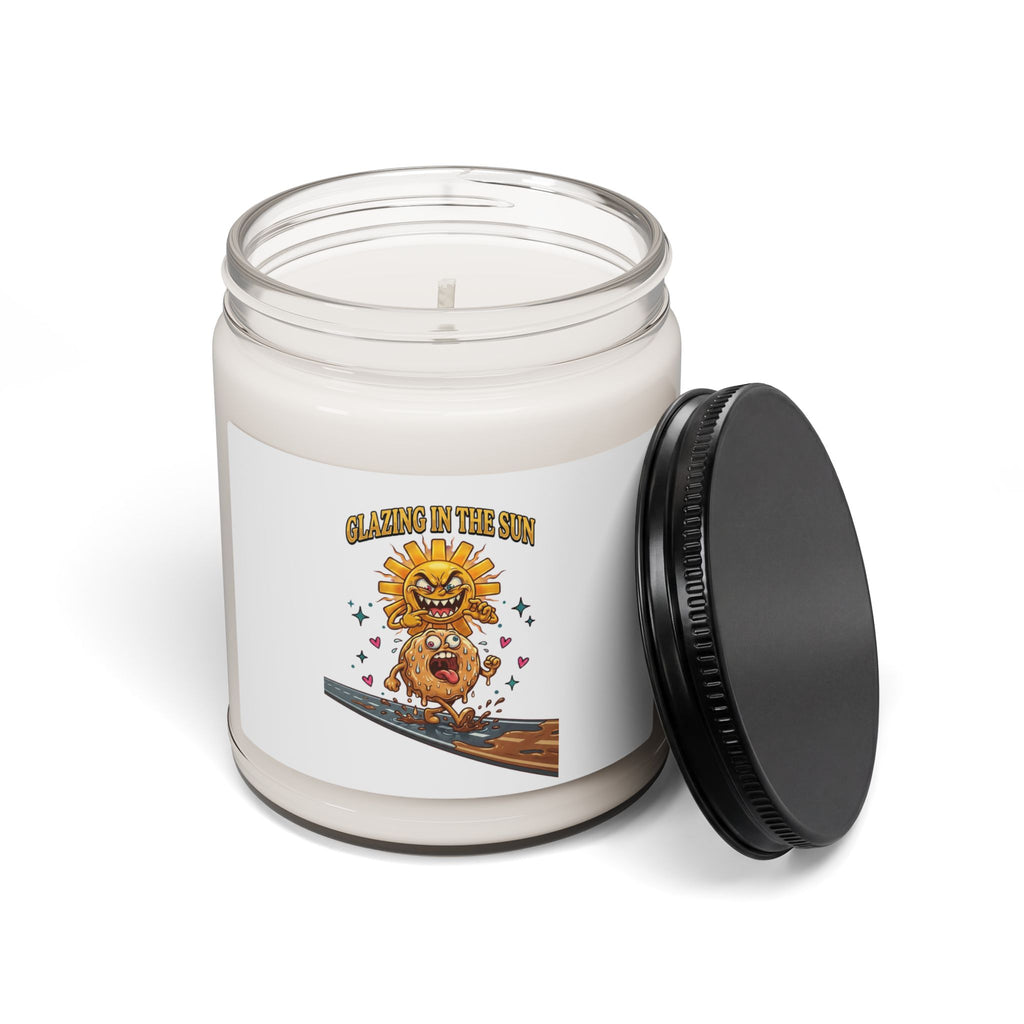 Dilly Dally Sunflower Sticker Candle | Scented Soy Candle