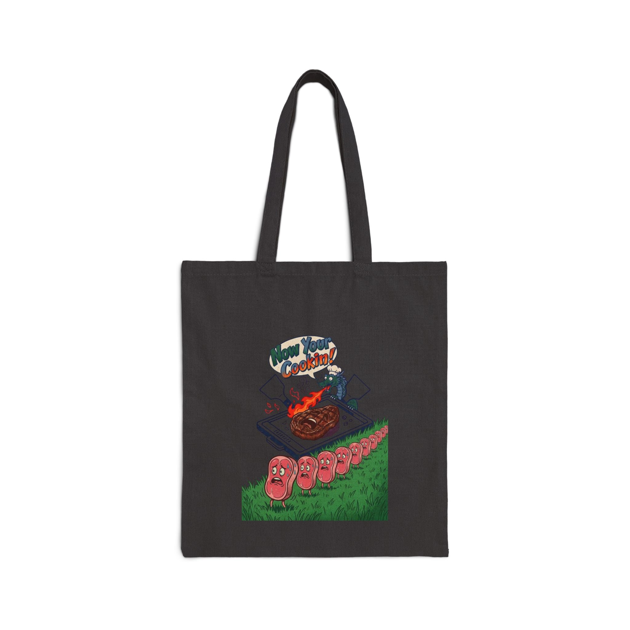 Katsu Bento Illustration Tote | Japanese Streetwear, Retro Manga Graphic