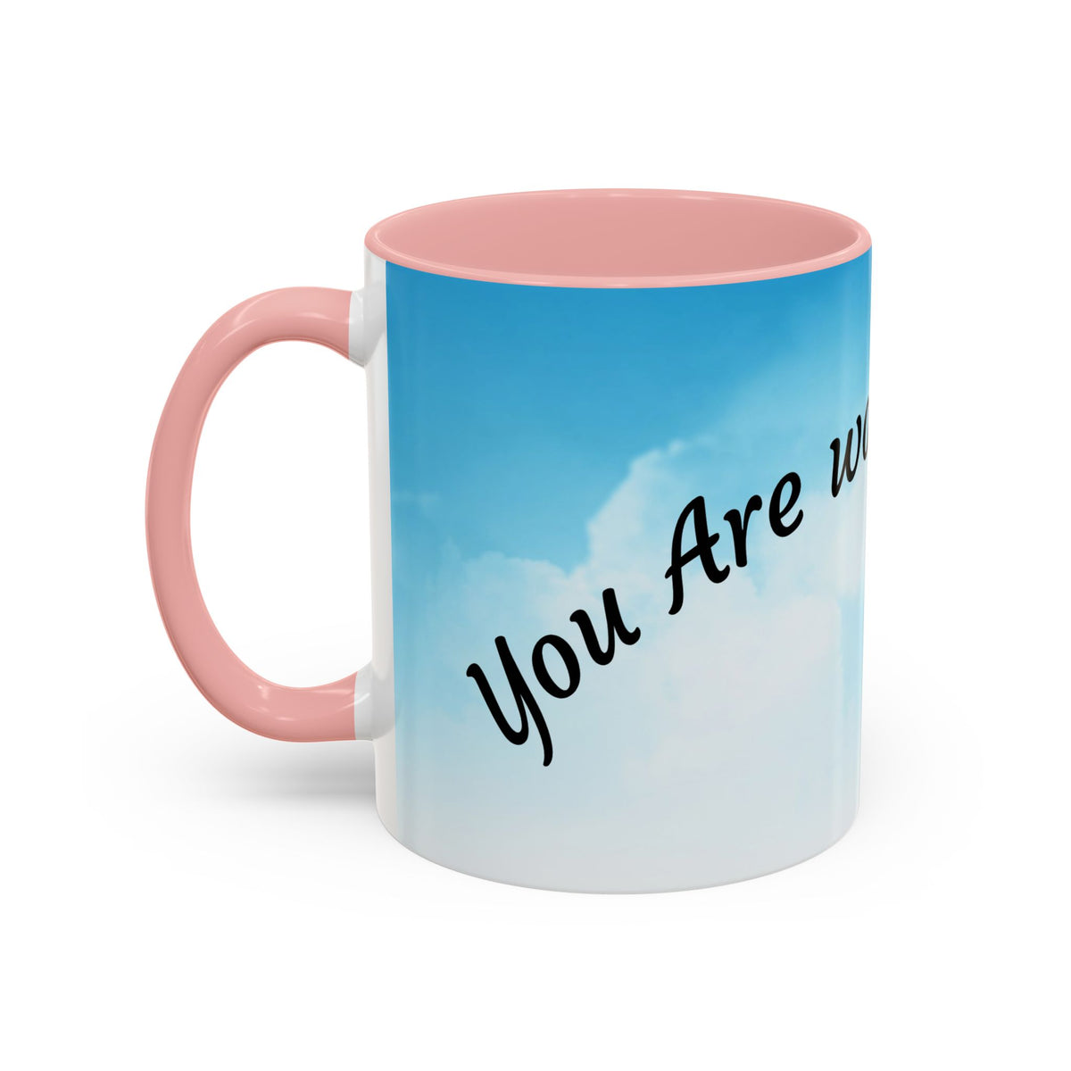You Are Worthy | Accent Coffee Mug (11, 15oz)
