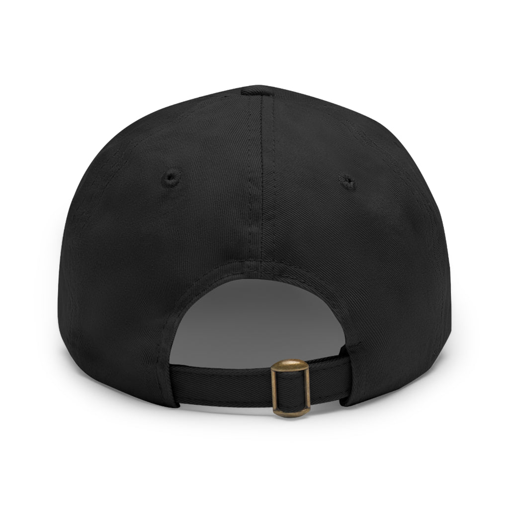 Dad Hat — 'Glazing in the Sun' Leather Patch Baseball Cap