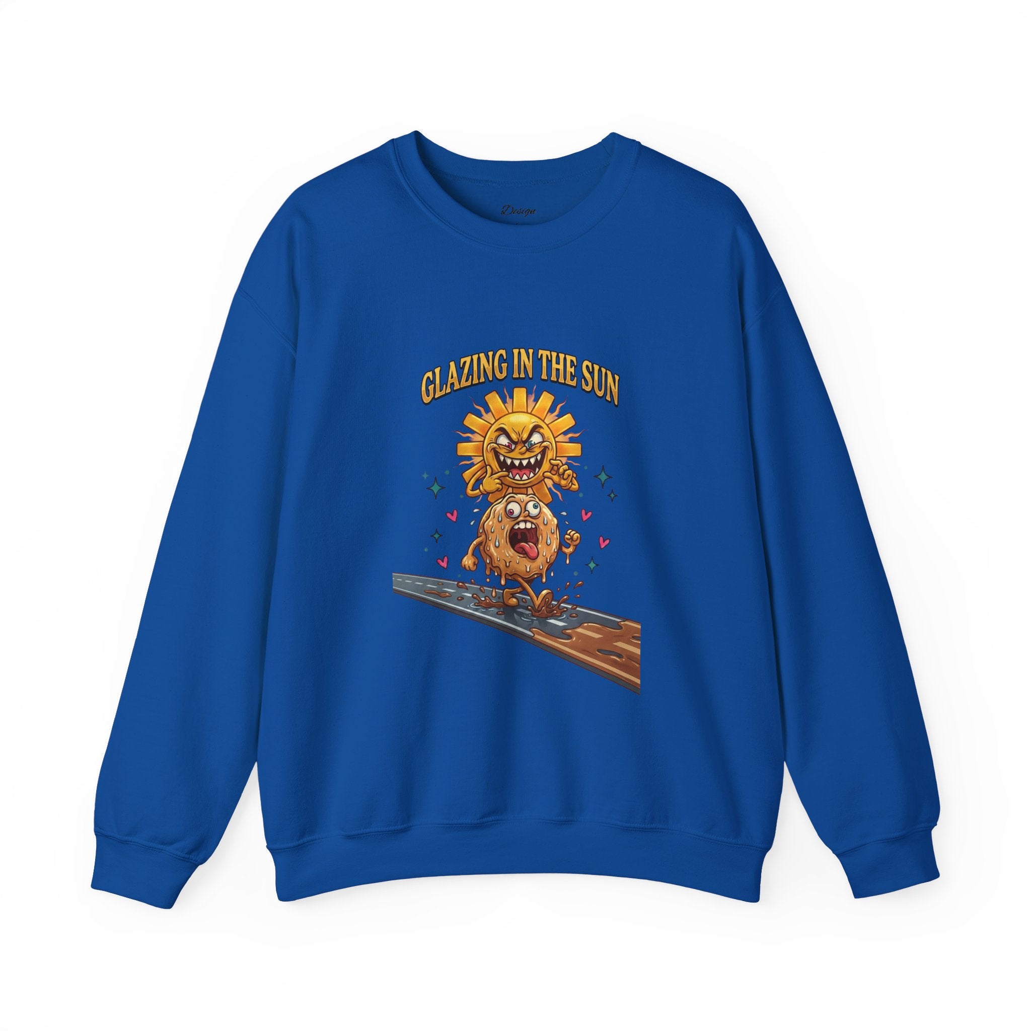 Glazin' in the Sun Sweatshirt | dilly dally, retro cartoon procrastination