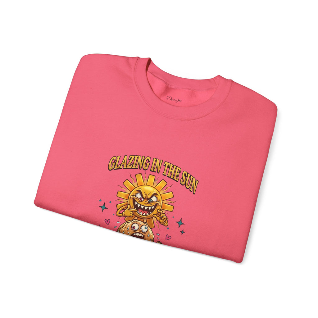 Glazin' in the Sun Sweatshirt | dilly dally, retro cartoon procrastination