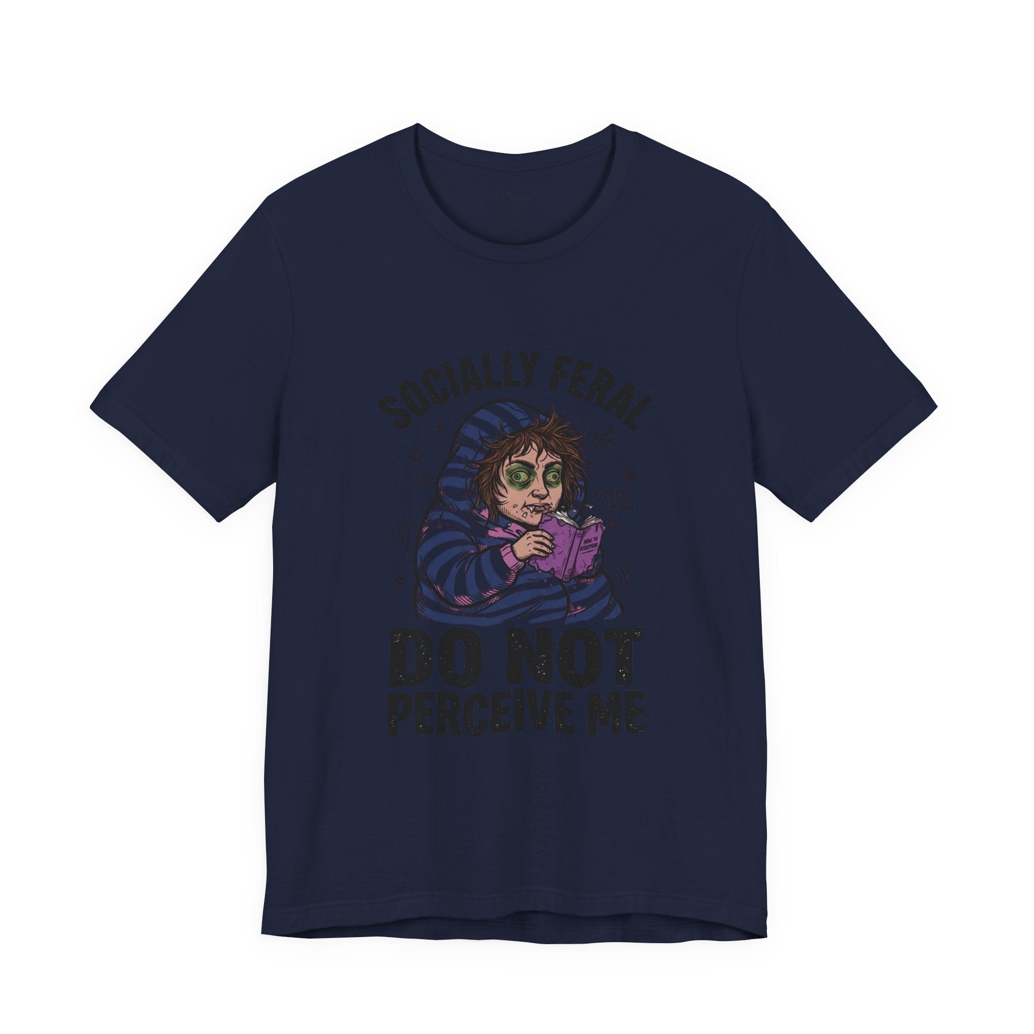 Socially Feral "Do Not Perceive Me" Tee | Feral Era vintage mascot typography
