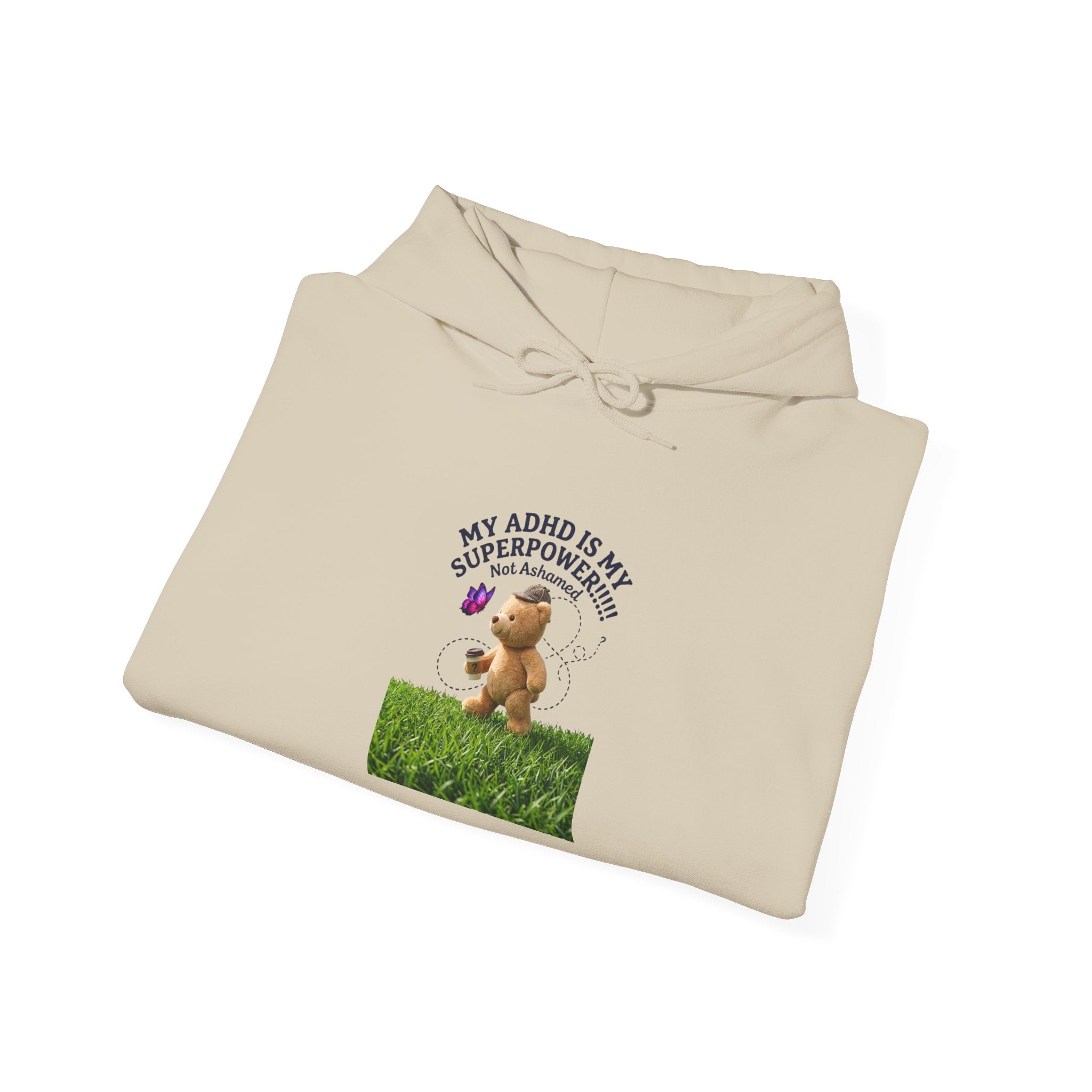 Dilly Dally Puppy Procrastination Hoodie | Retro cartoon, handwritten slogan