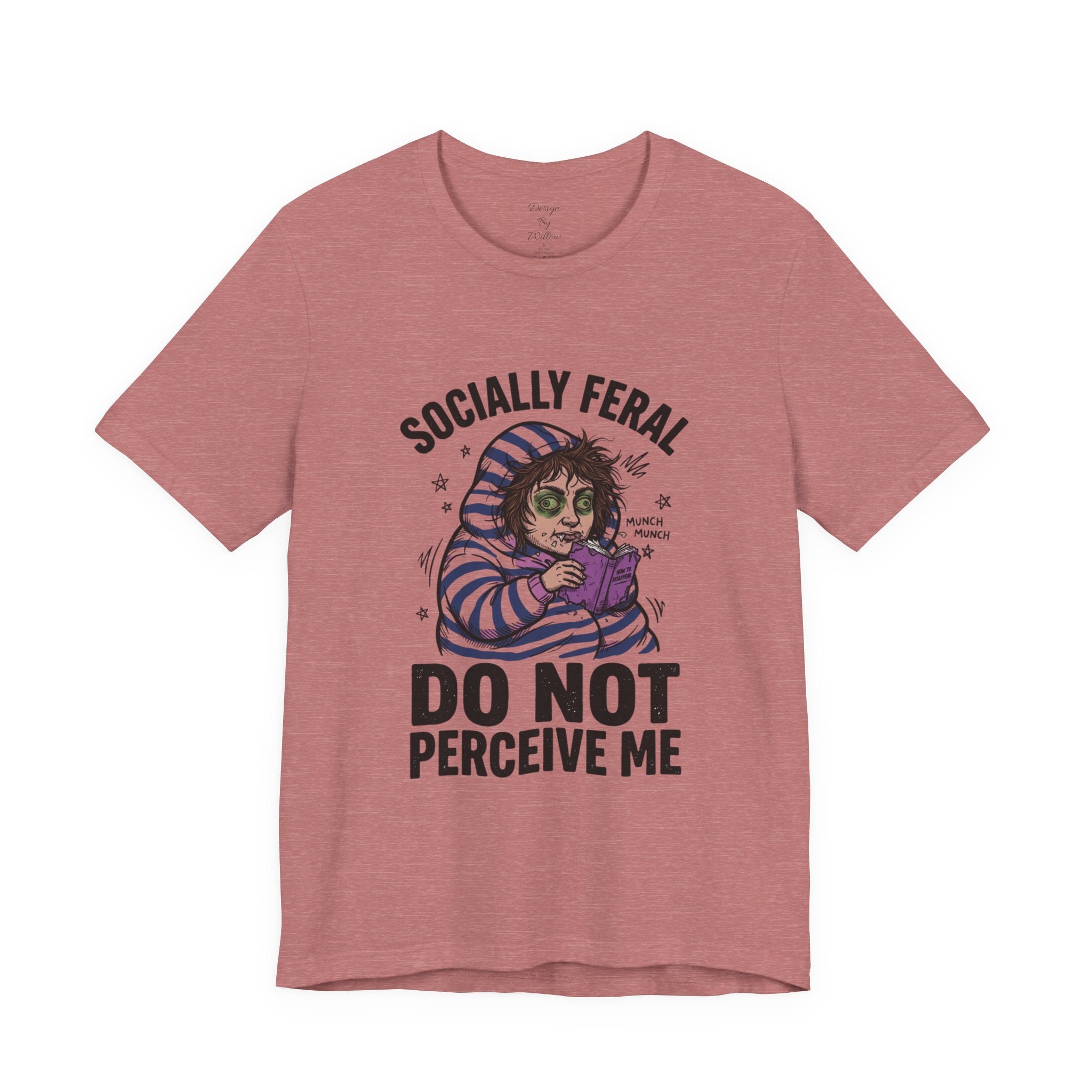 Socially Feral "Do Not Perceive Me" Tee | Feral Era vintage mascot typography