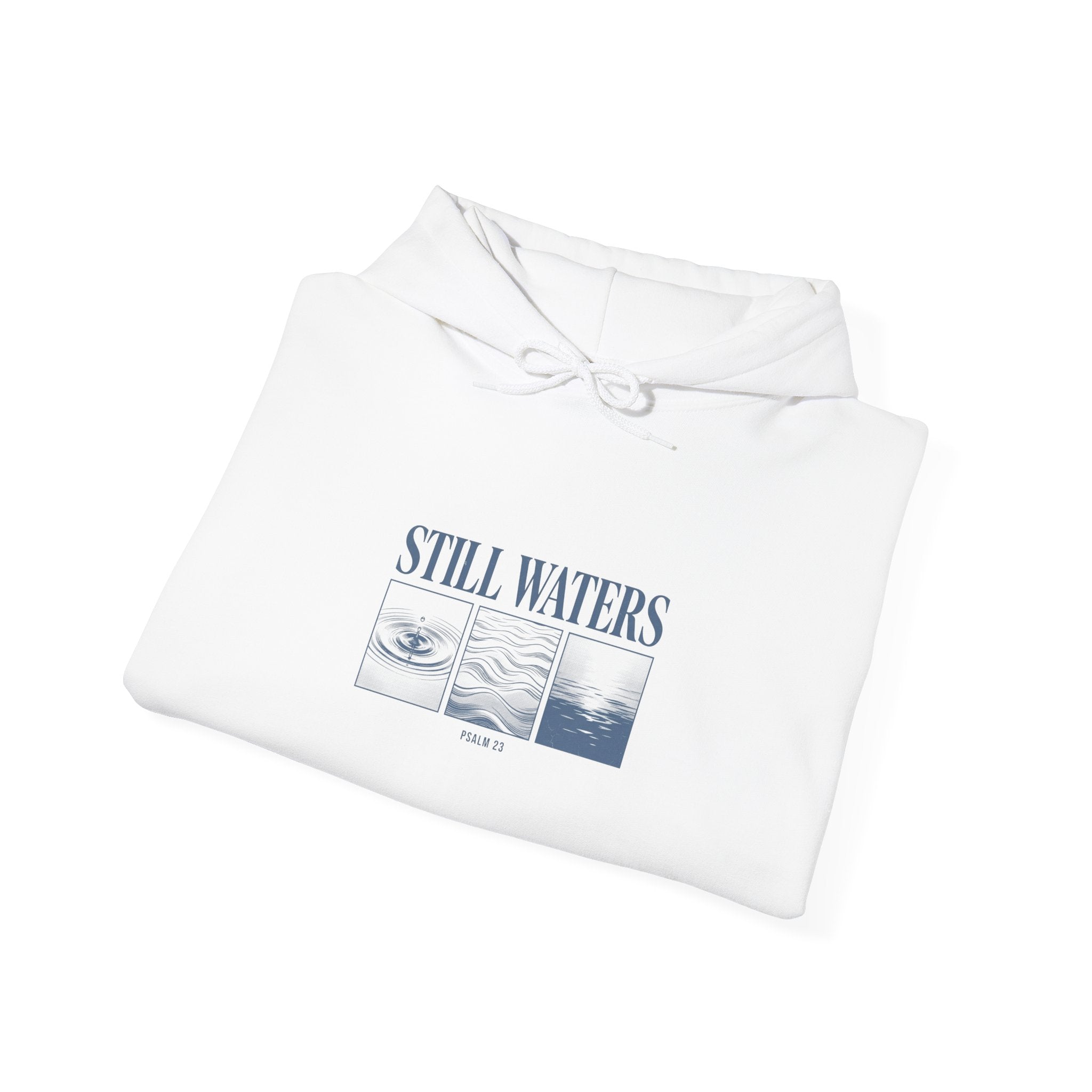 Still Waters Hoodie | Christian Streetwear, Vintage-Wash Faith Graphic
