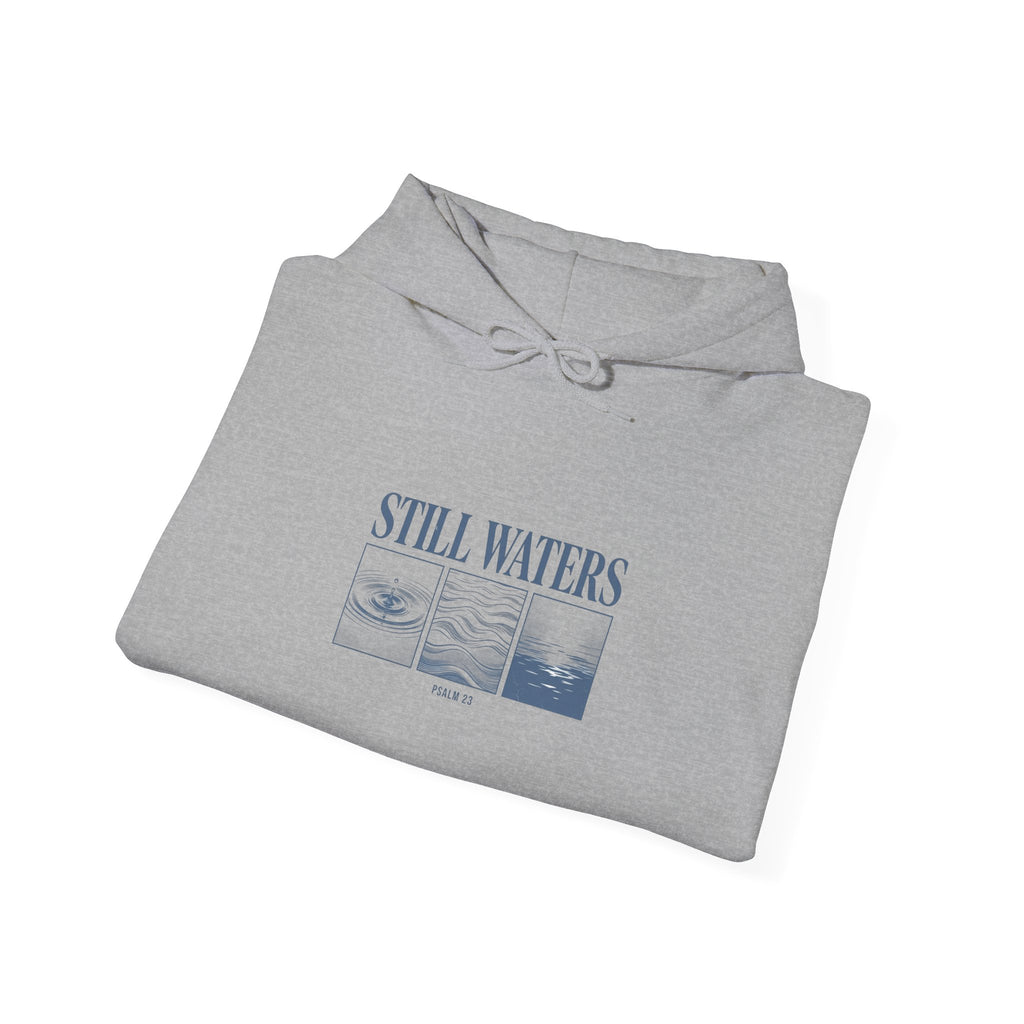 Still Waters Hoodie | Christian Streetwear, Vintage-Wash Faith Graphic
