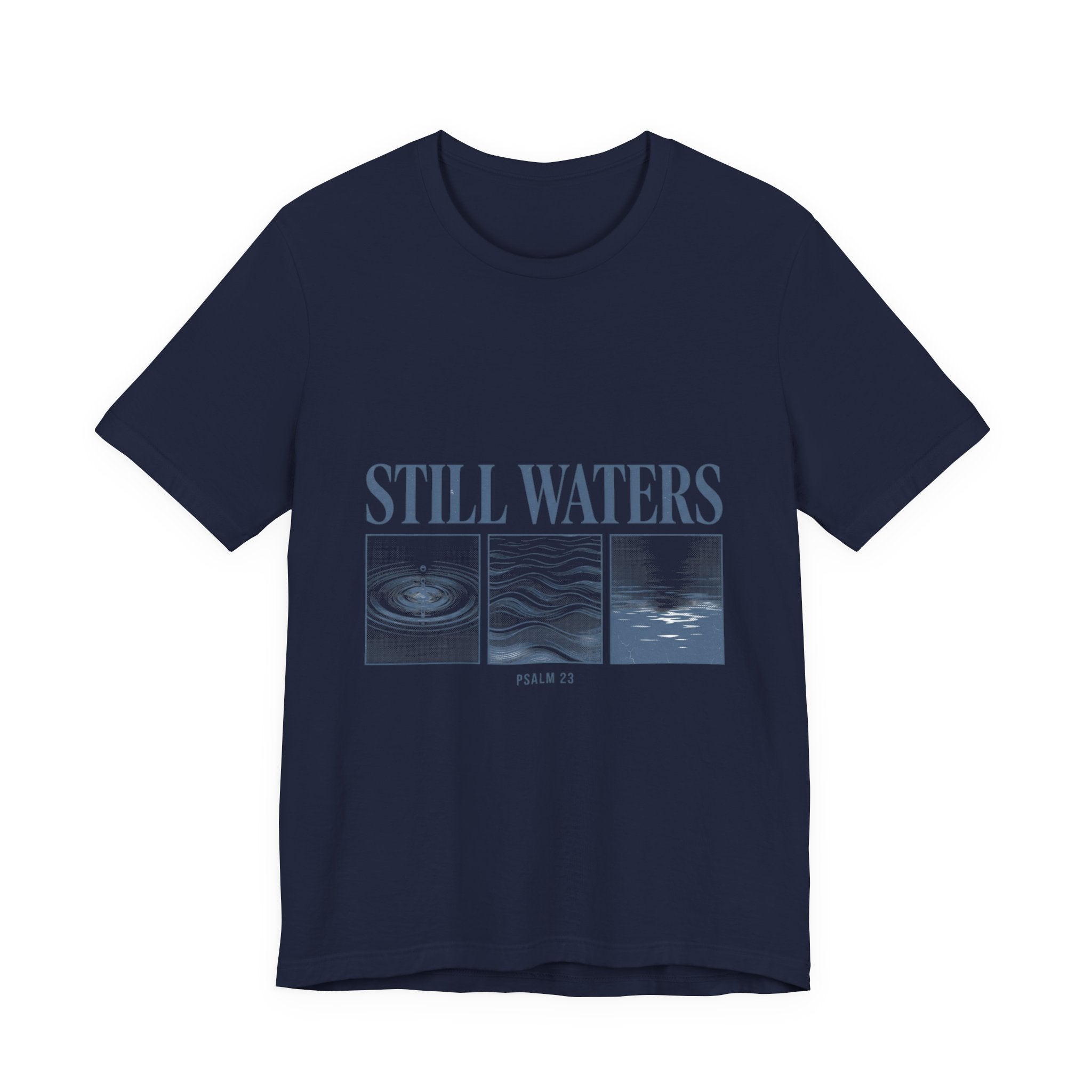 Still Waters Tee | Christian streetwear, vintage wash faith graphic
