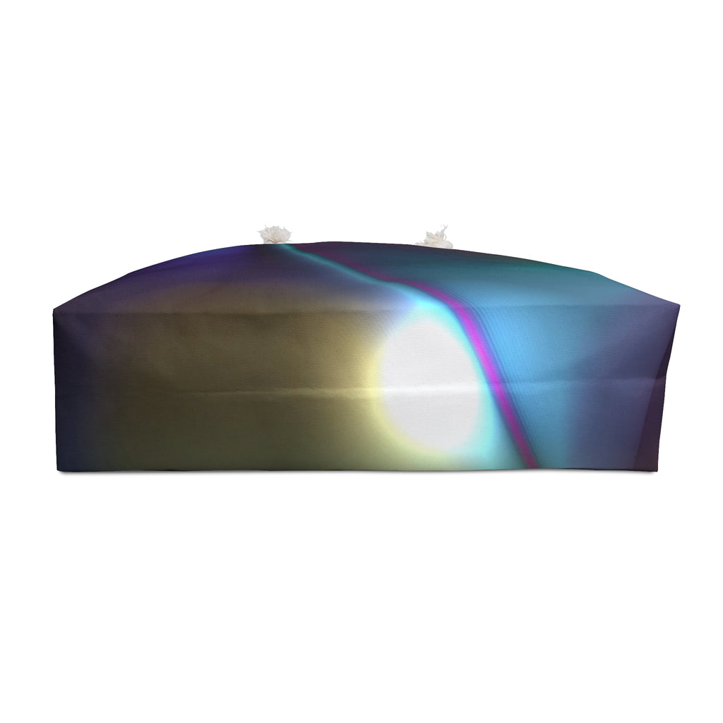 Aurora Gradient Weekender Bag — Abstract Teal & Indigo Travel Tote