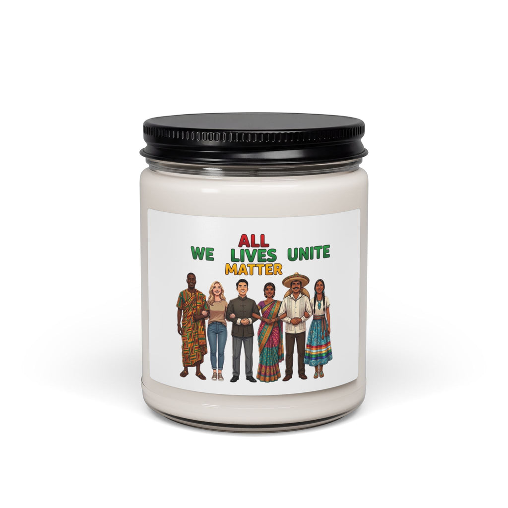 All Lives Unite Matter Soy Candle | Juneteenth, Pan-African Colors