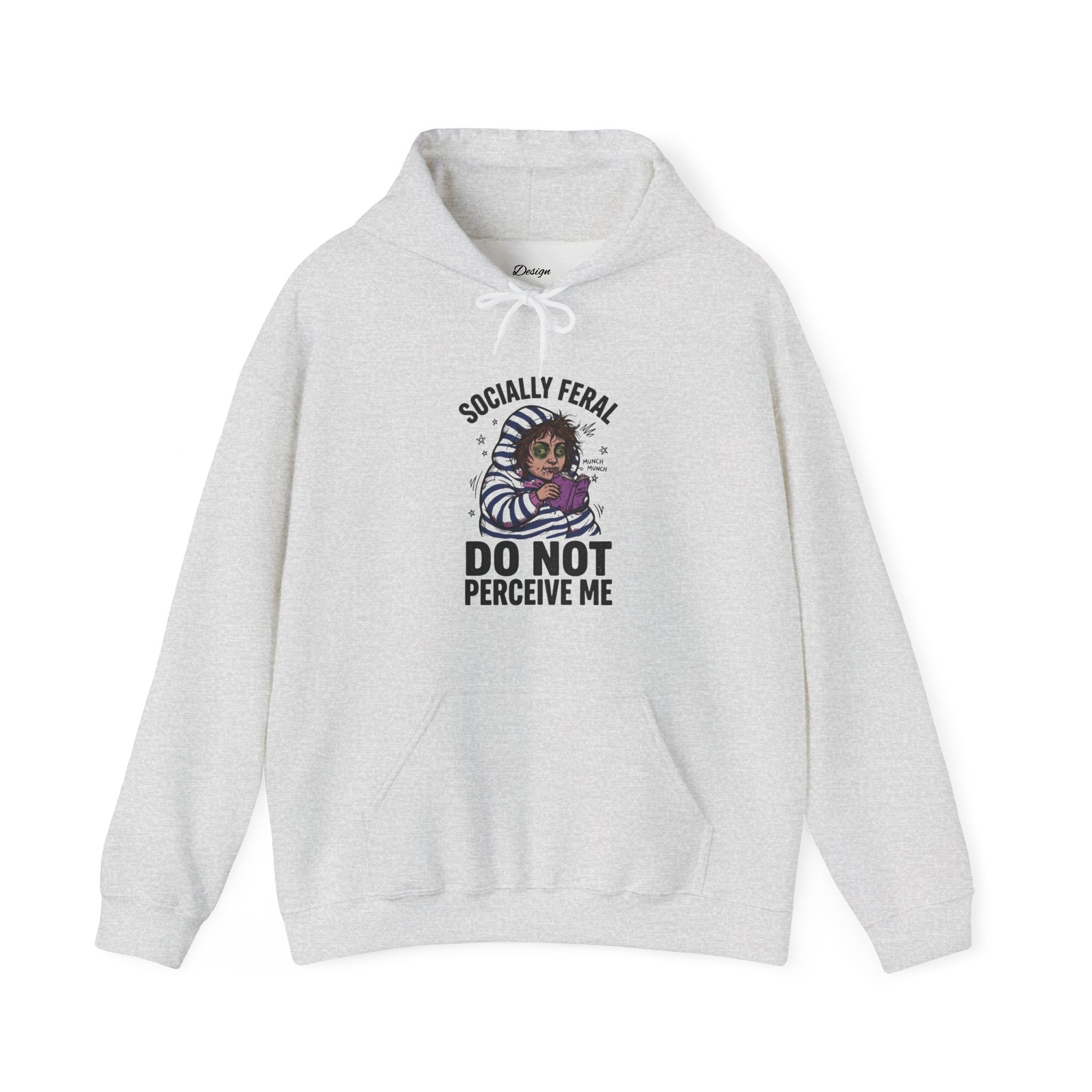 Socially Feral Cat Hoodie | Feral Era, Vintage Mascot Distressed Lettering