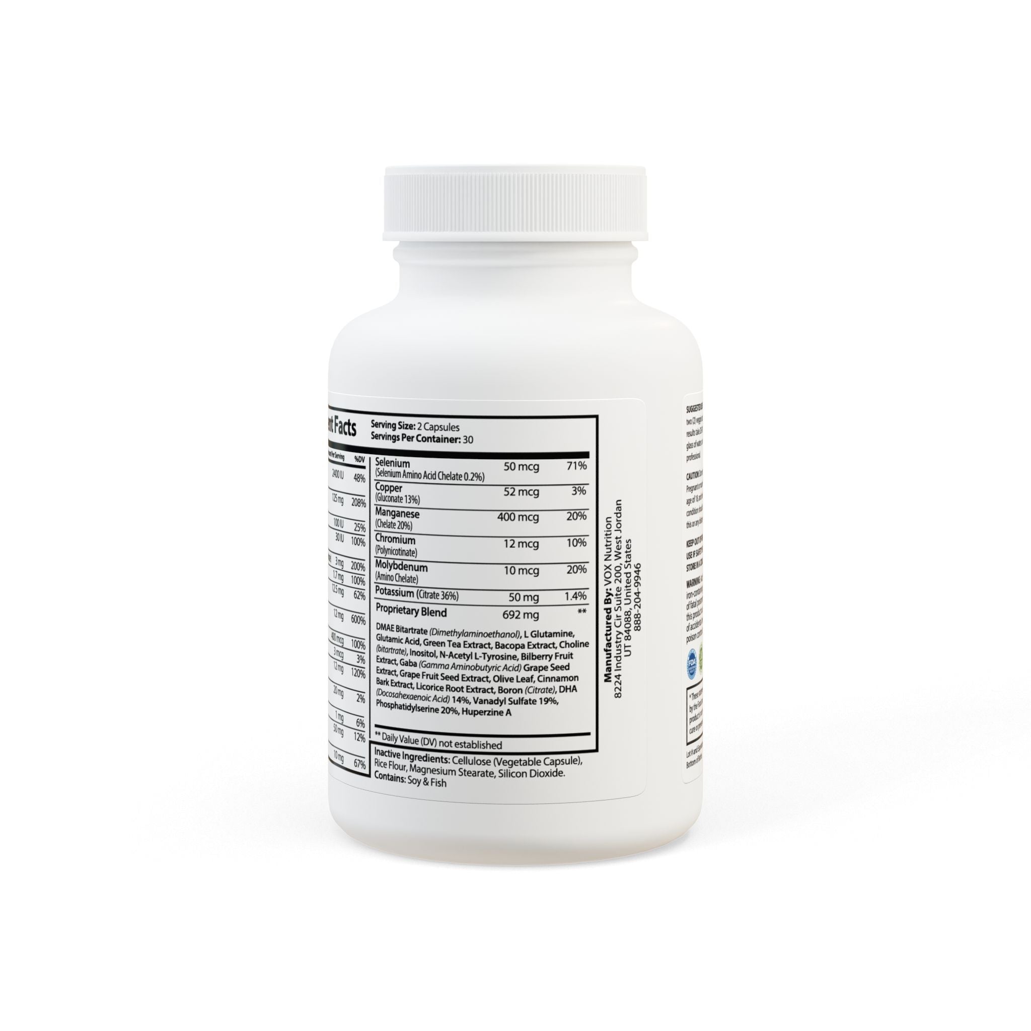 Willows' Brain Boosting Support Complex Supplement (60 Capsules)