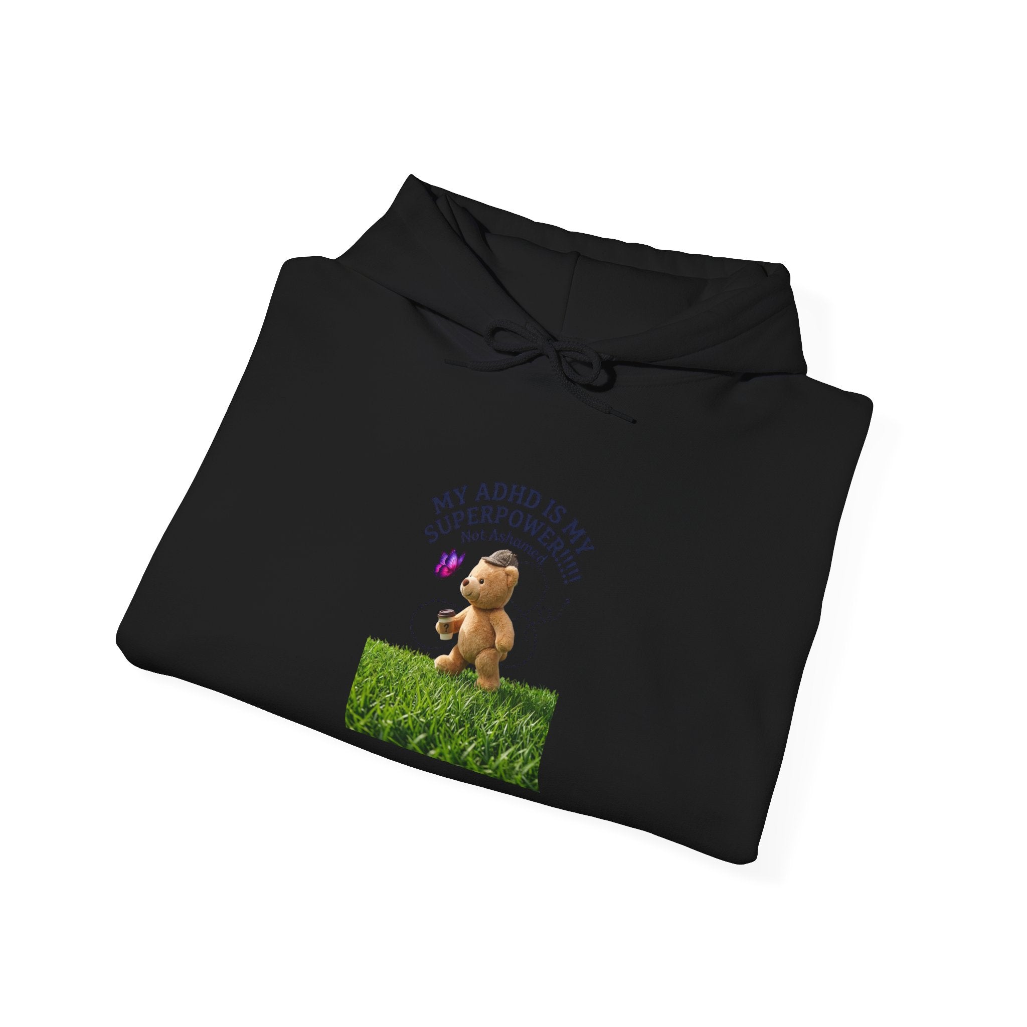 Dilly Dally Puppy Procrastination Hoodie | Retro cartoon, handwritten slogan
