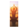 Sunset Beach Yoga Mat — Foam Mat with Meditative Silhouette