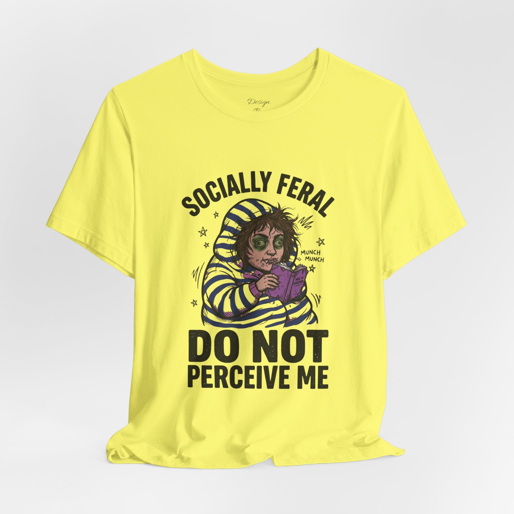 Socially Feral "Do Not Perceive Me" Tee | Feral Era vintage mascot typography