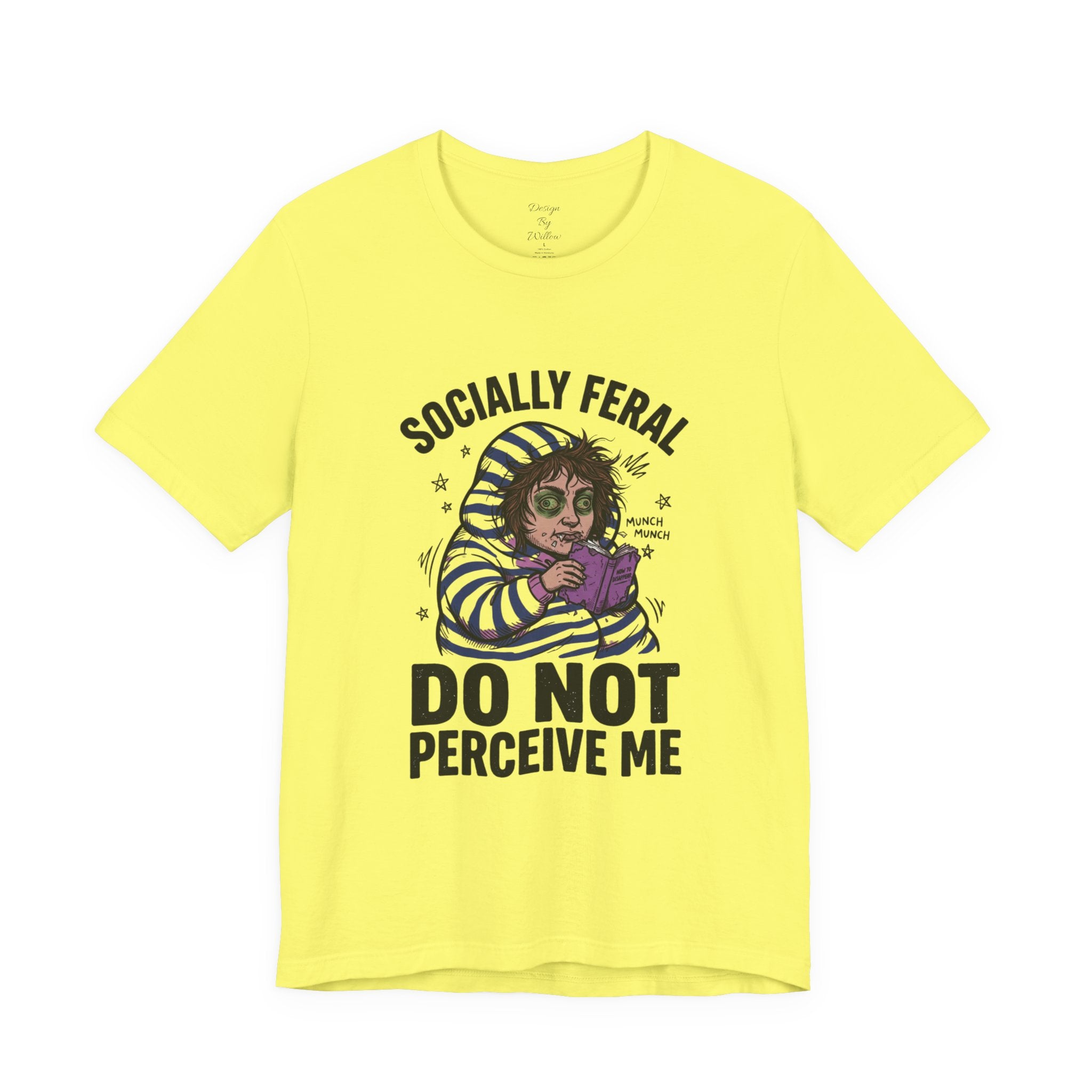 Socially Feral "Do Not Perceive Me" Tee | Feral Era vintage mascot typography
