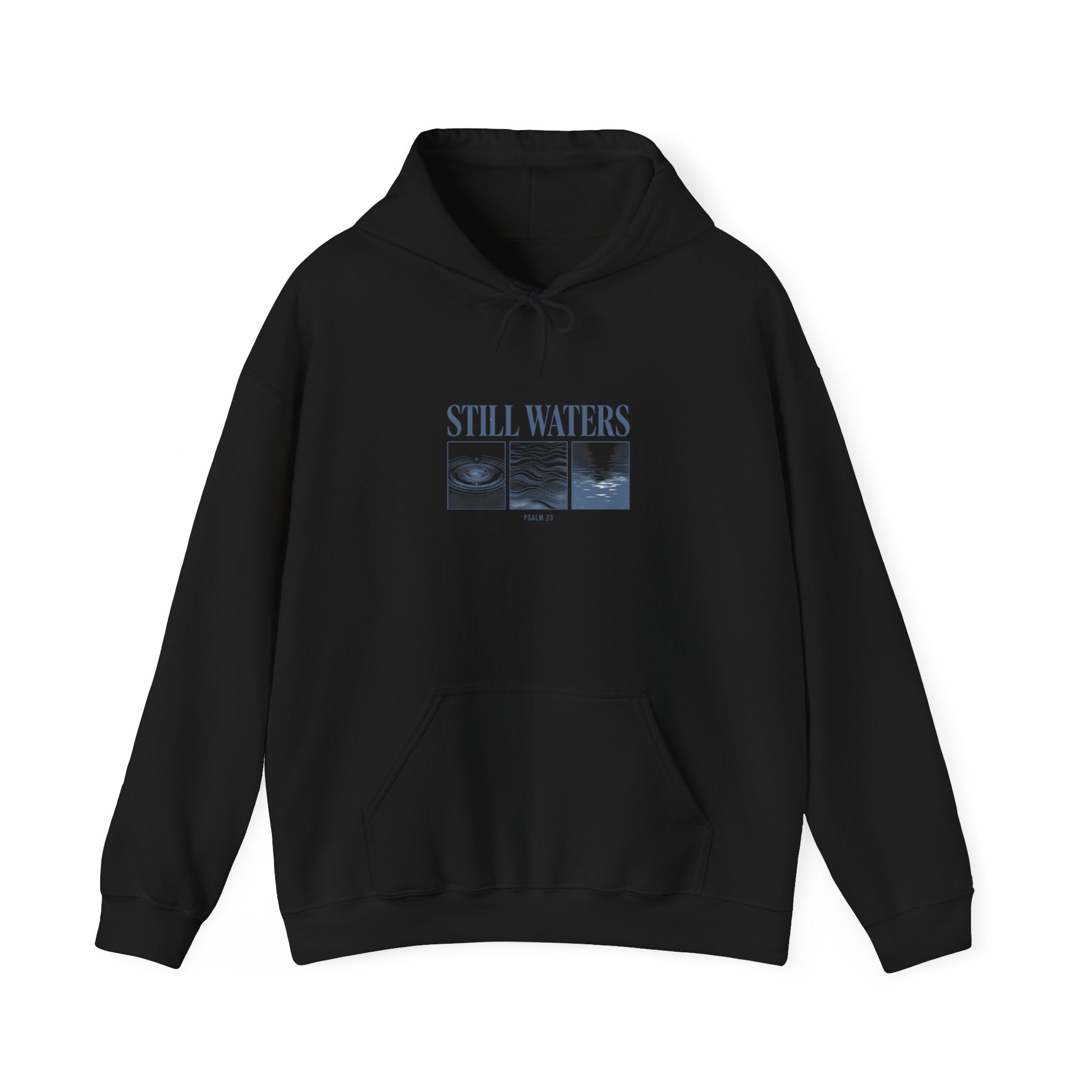 Still Waters Hoodie | Christian Streetwear, Vintage-Wash Faith Graphic
