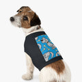 Dog Bones Pattern Pet Tank — Cute Grey Puppy Print Dog Shirt
