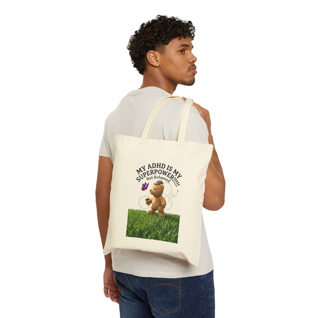 My ADHD Is My Superpower Tote | Dilly Dally, playful procrastination