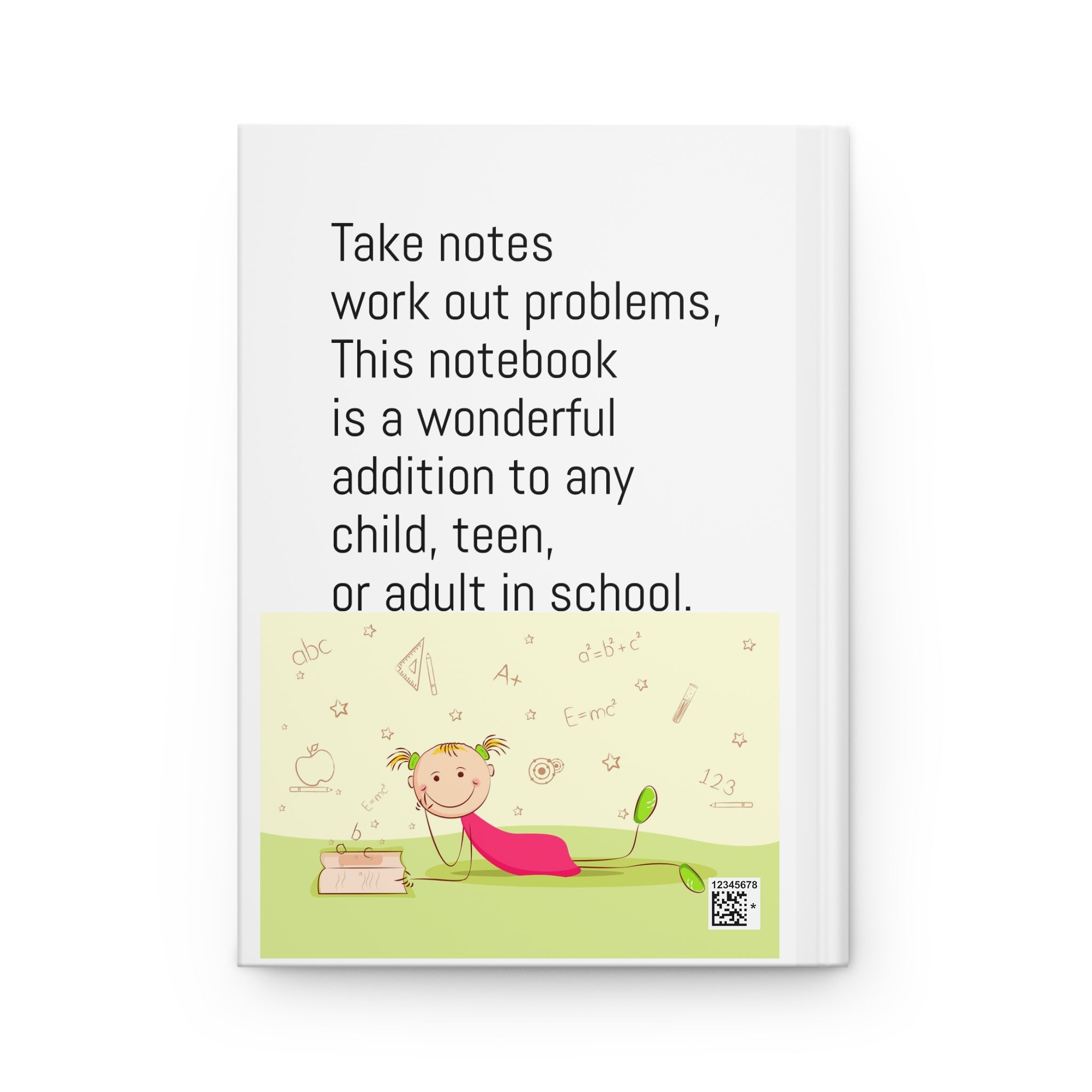 My First Math Notebook — Hardcover Journal for Kids
