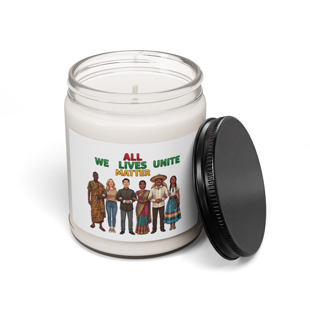 All Lives Unite Matter Soy Candle | Juneteenth, Pan-African Colors