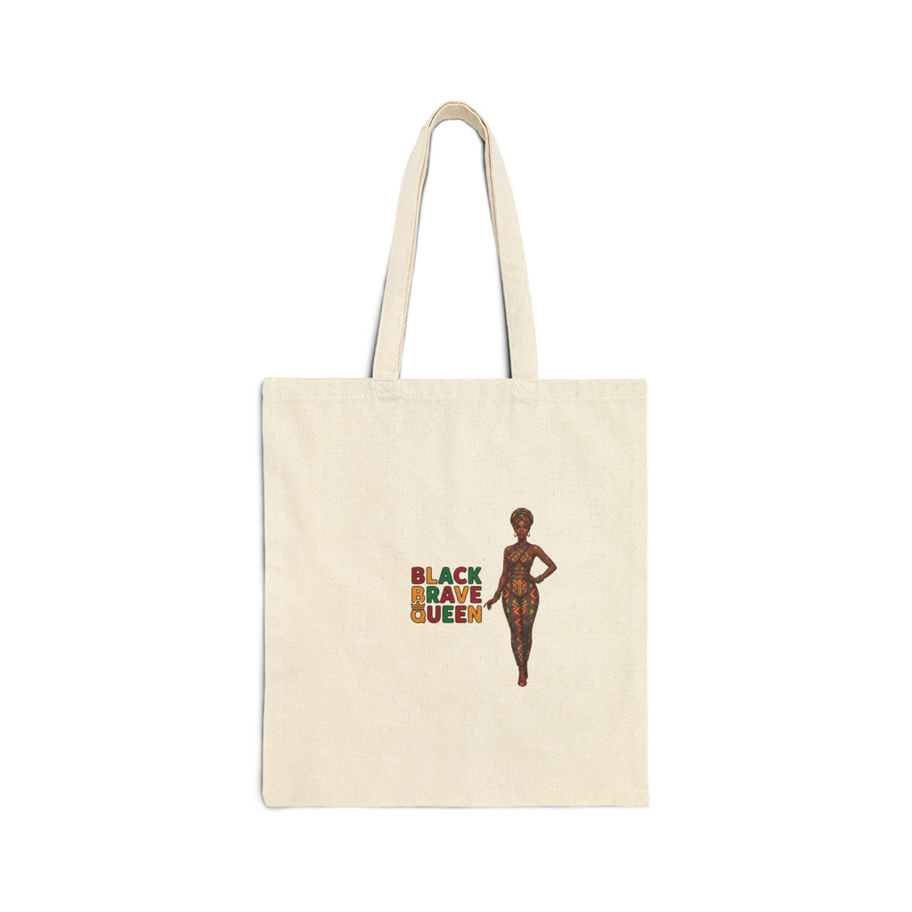 Black Brave Queen Tote | Juneteenth Pan-African Pride, Freedom 1865