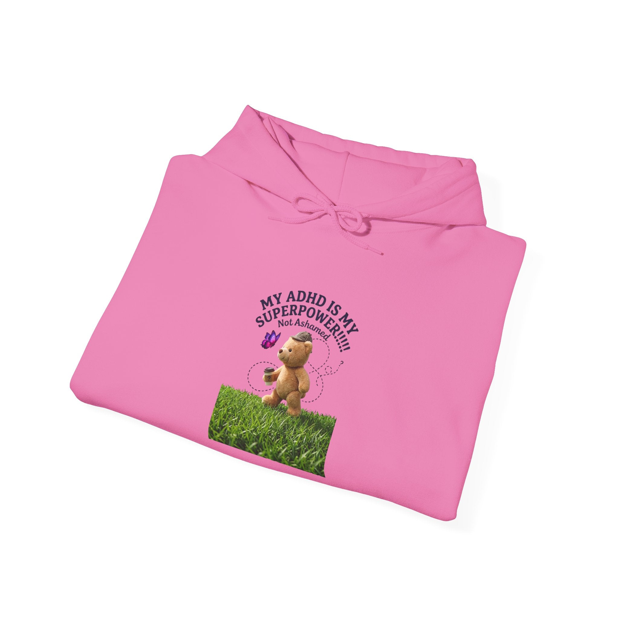 Dilly Dally Puppy Procrastination Hoodie | Retro cartoon, handwritten slogan