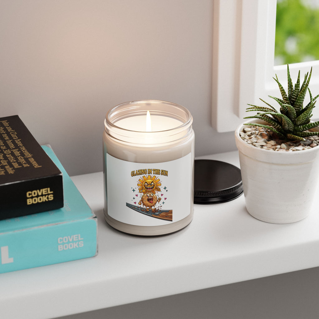 Dilly Dally Sunflower Sticker Candle | Scented Soy Candle