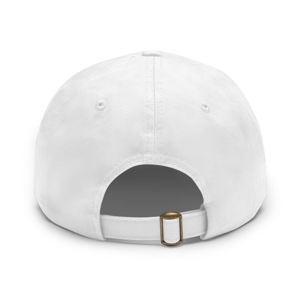 Dad Hat — 'Glazing in the Sun' Leather Patch Baseball Cap