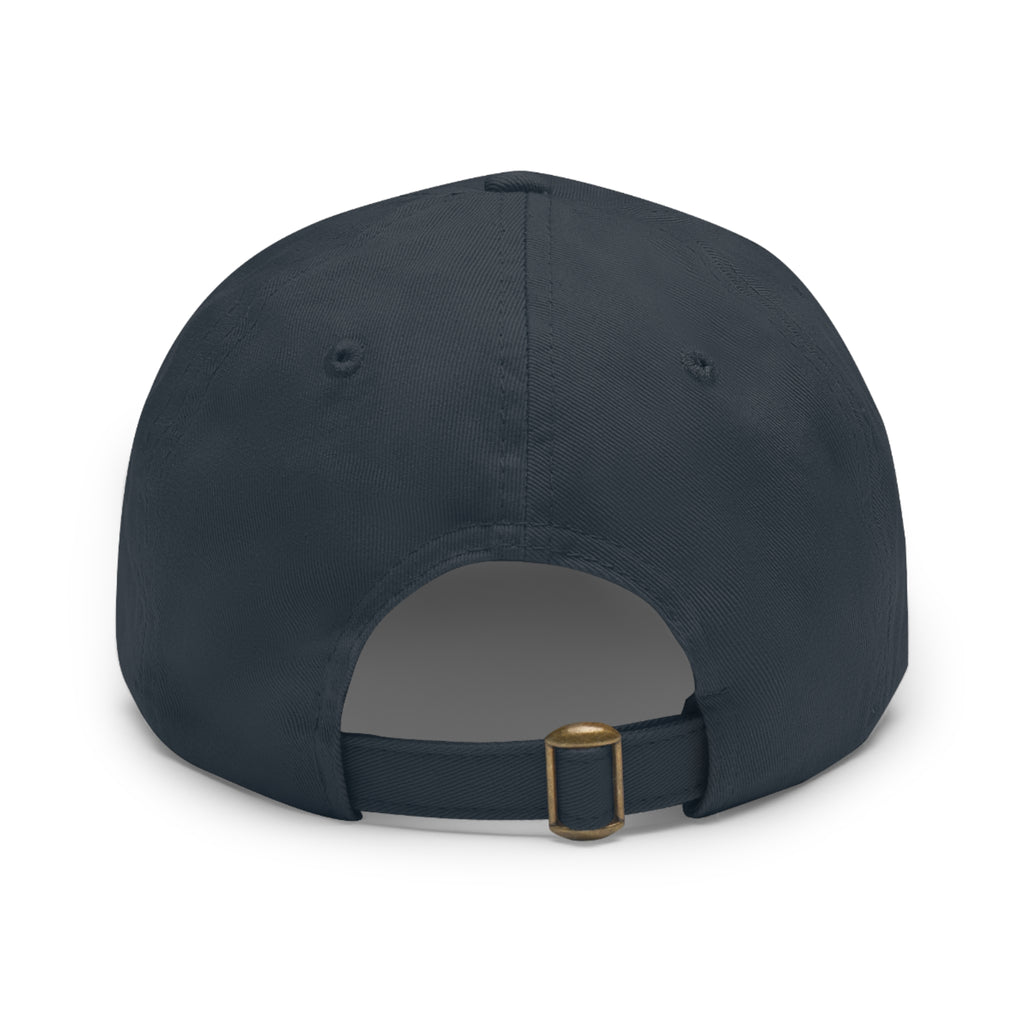 Dad Hat — 'Glazing in the Sun' Leather Patch Baseball Cap