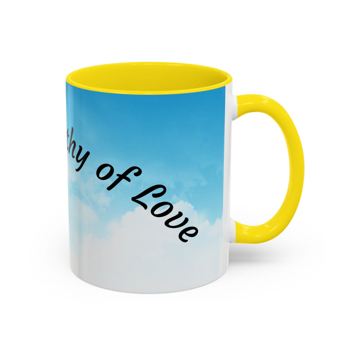 You Are Worthy | Accent Coffee Mug (11, 15oz)