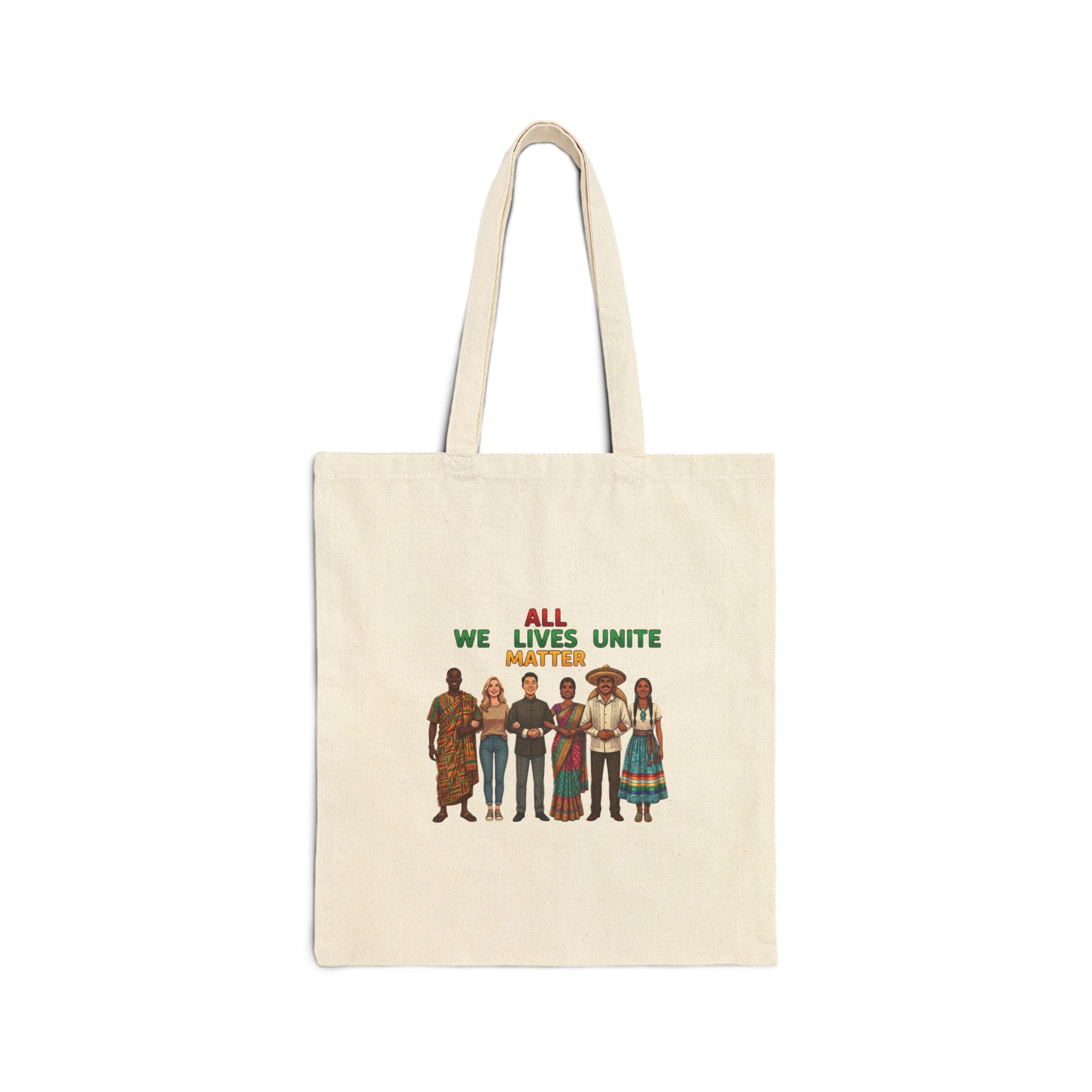 We All Lives Unite Matter Tote | Juneteenth Pan-African 1865 Freedom Design