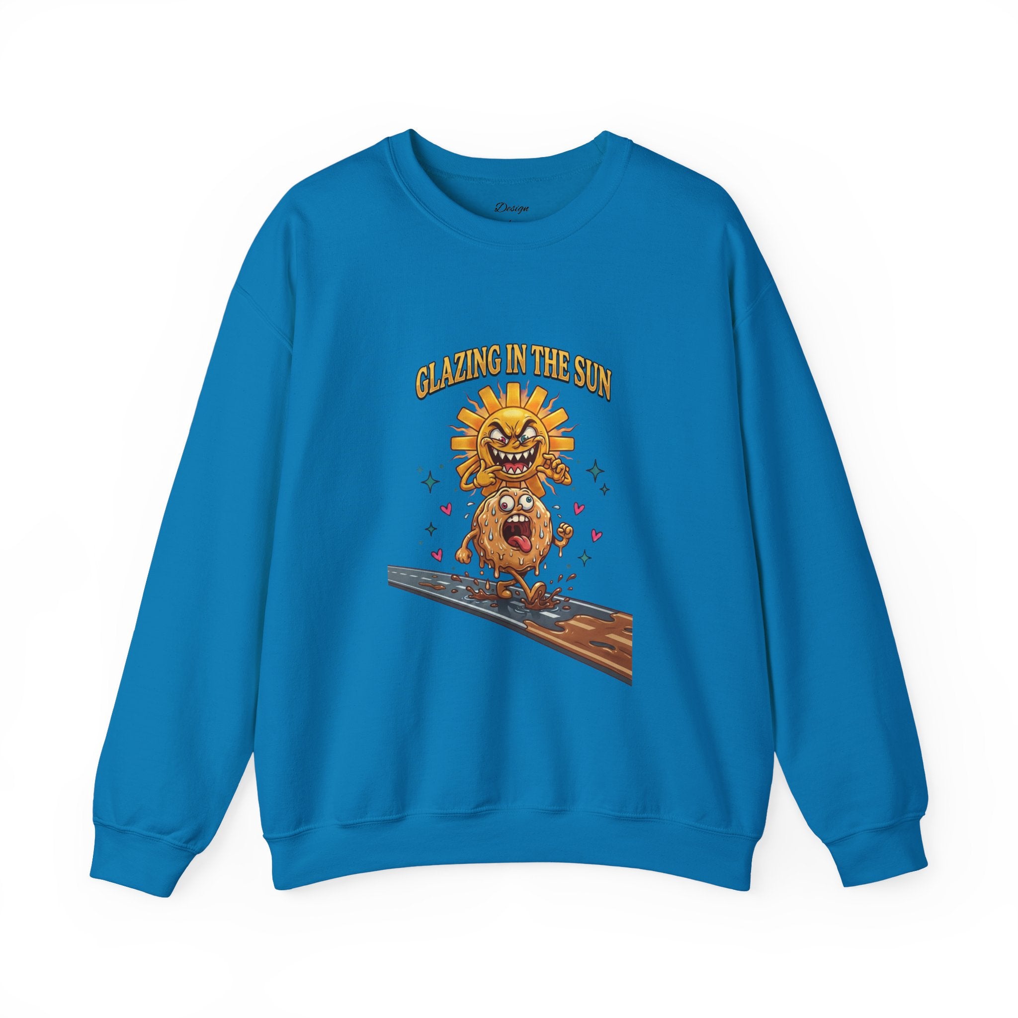 Glazin' in the Sun Sweatshirt | dilly dally, retro cartoon procrastination