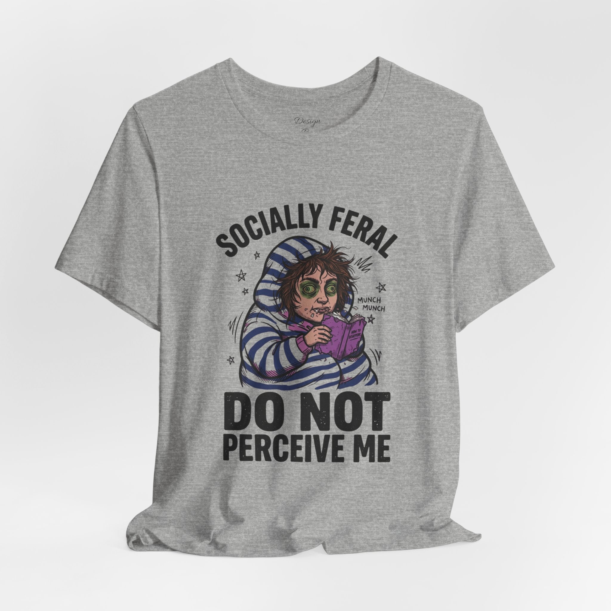Socially Feral "Do Not Perceive Me" Tee | Feral Era vintage mascot typography