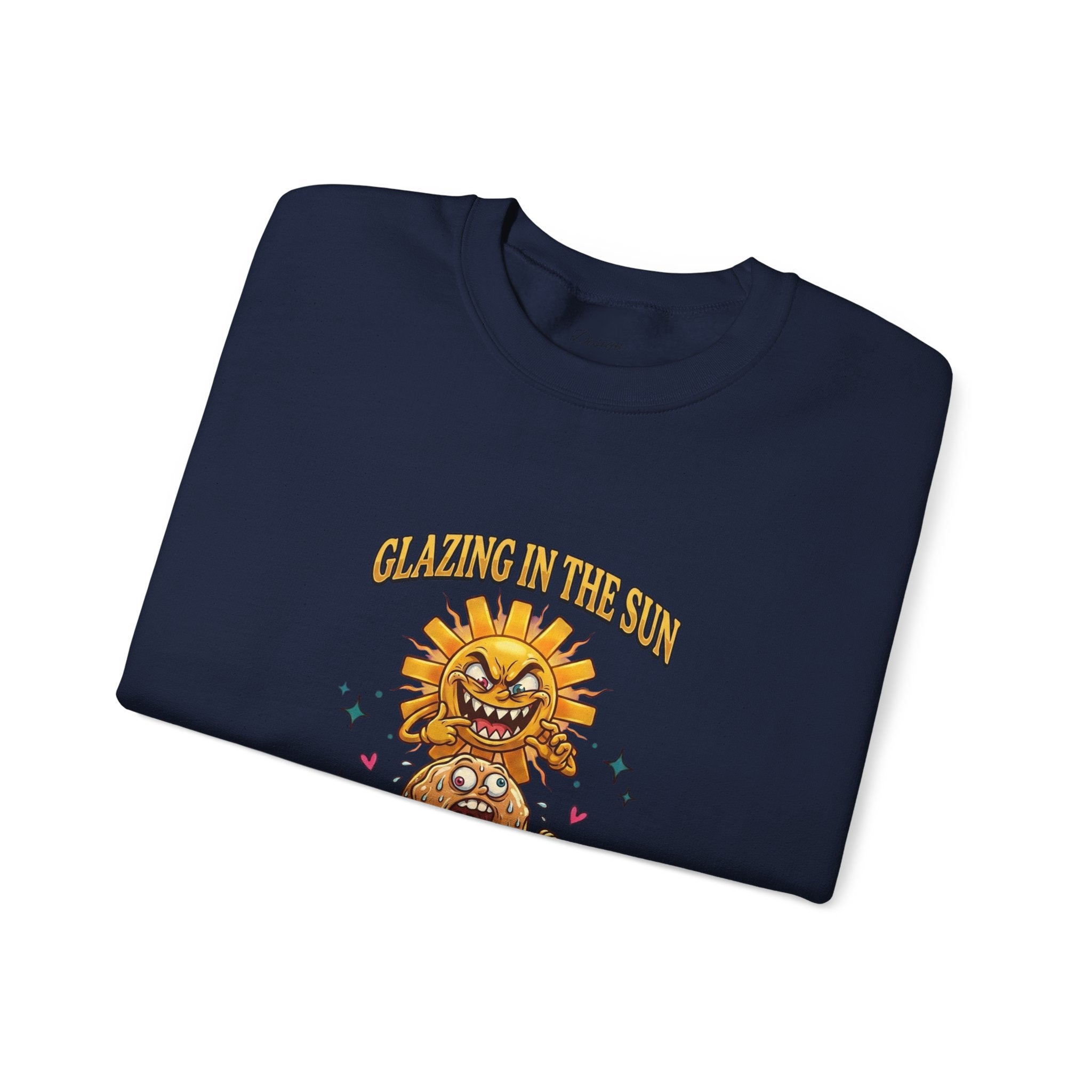 Glazin' in the Sun Sweatshirt | dilly dally, retro cartoon procrastination