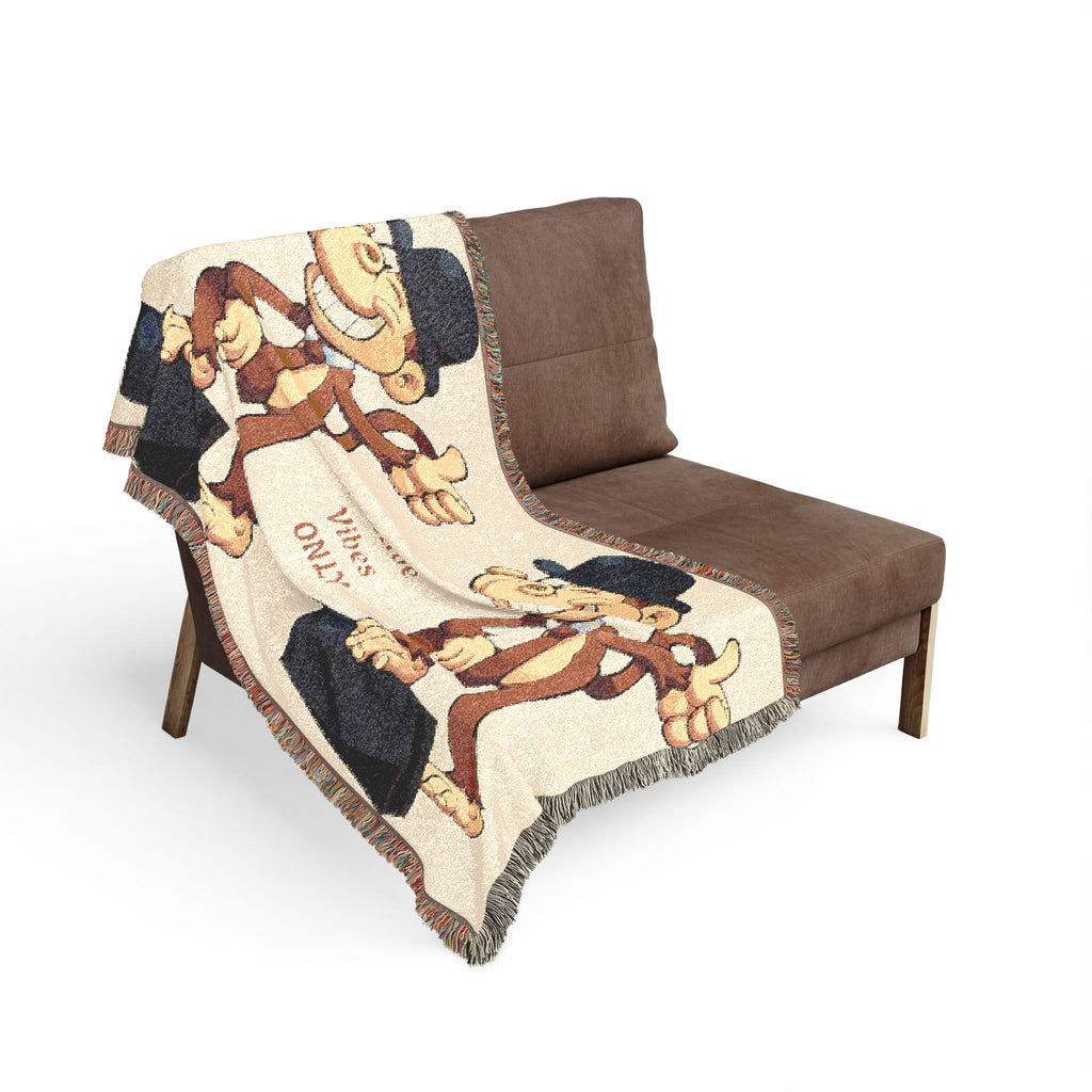 Heart Woven Blanket — Cozy Decorative Throw for Valentine’s Day & Home