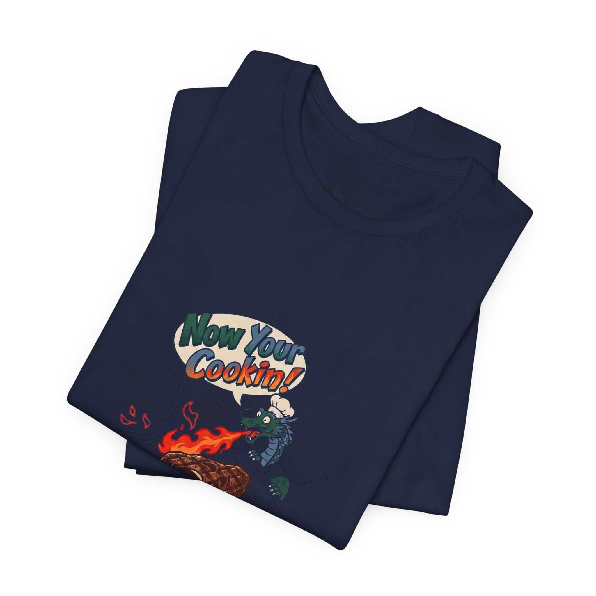 Kawaii Retro Cooking Manga Graphic Tee | Japanese Streetwear, Cherry Blossom Motif